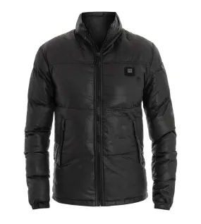 Giubbotto Uomo Bomber Nero Puffer Imbottito Piumino Riscaldabile GIOSAL-G2168A