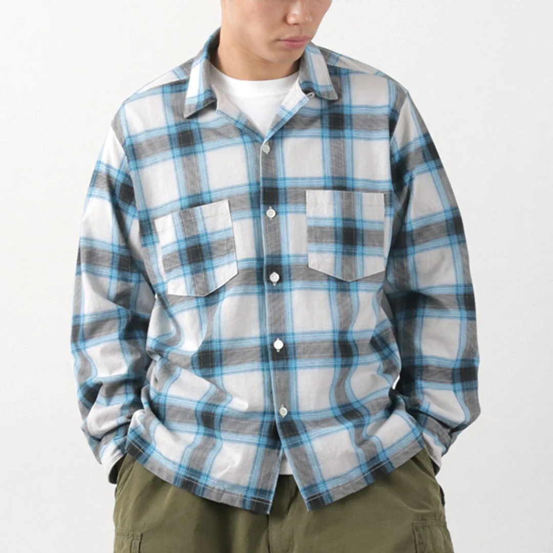 GOOD ON / Ombre Long Sleeve Open Shirt