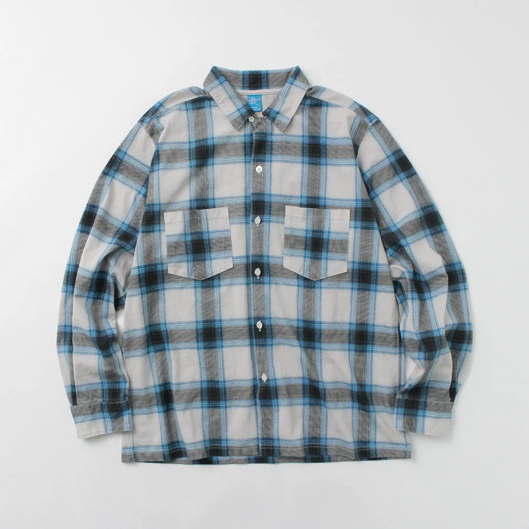 GOOD ON / Ombre Long Sleeve Open Shirt