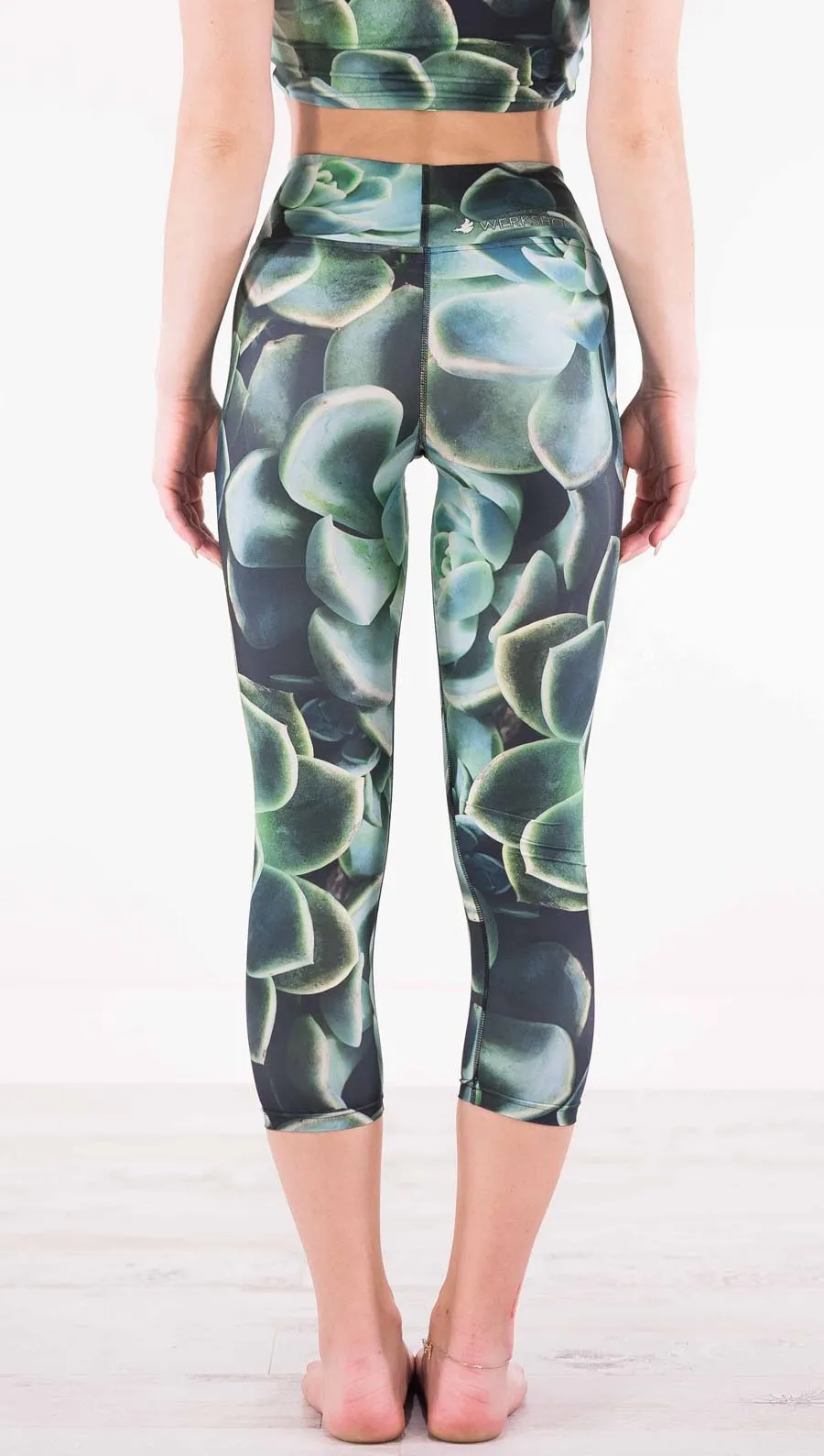 Green Envy - Triathlon Capri Leggings - CUSTOM ORDER