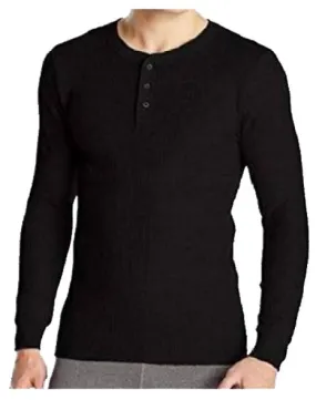 GREYSTONE Big Tall Man Thermal Henley Top