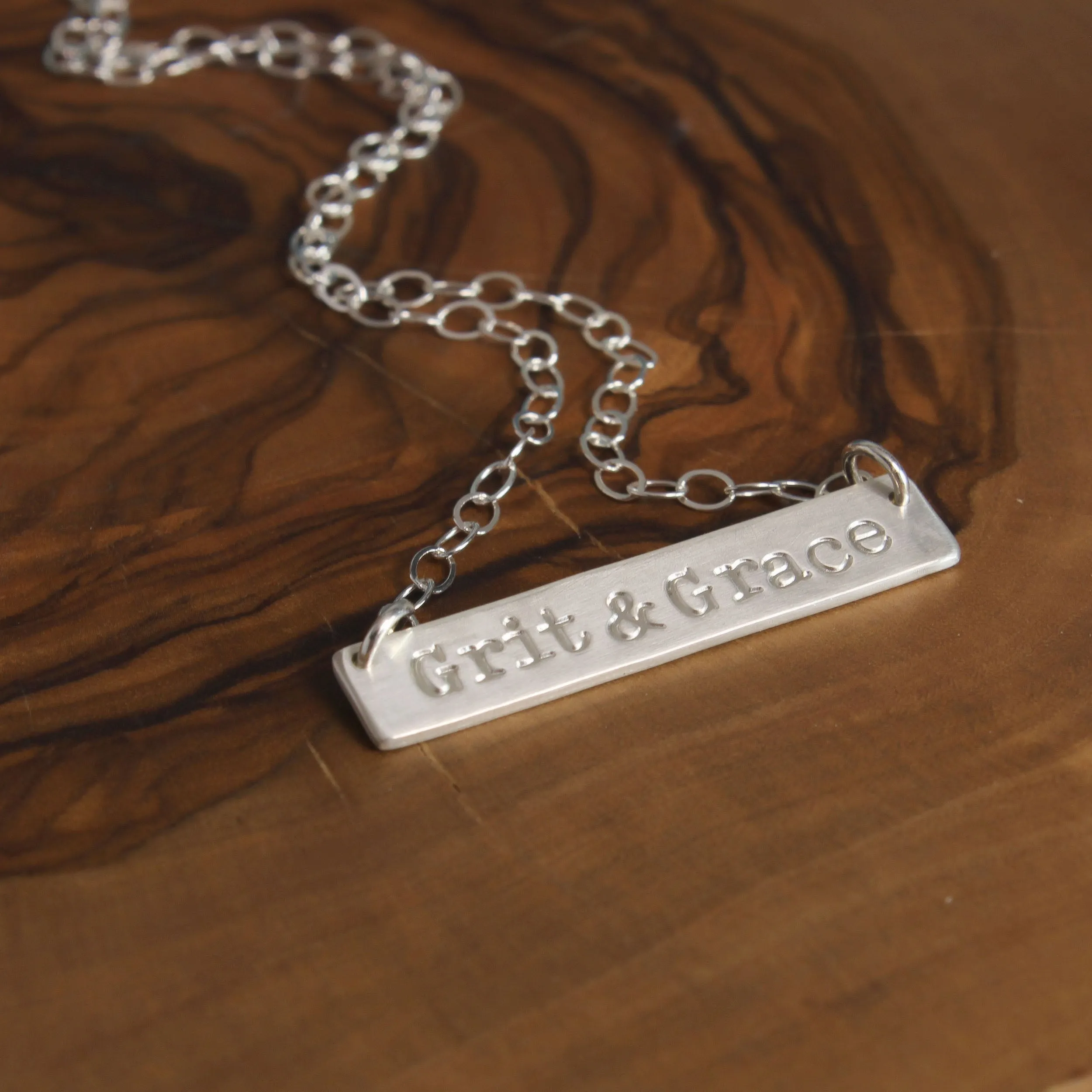 Grit & Grace Necklace Silver