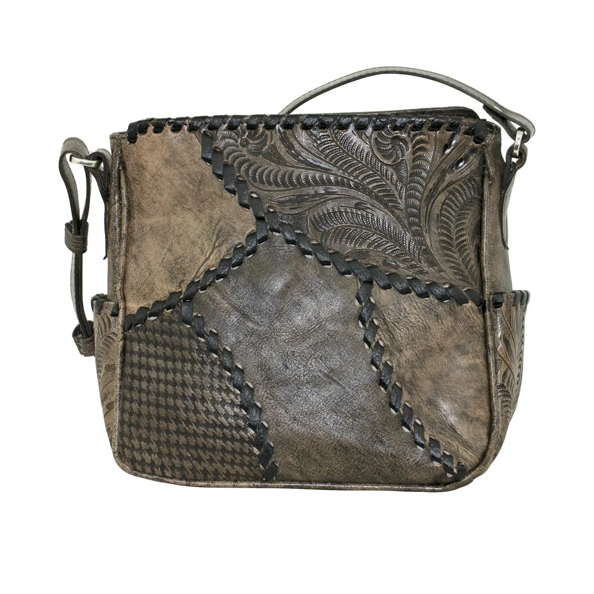 Gypsy Patch Zip-Top All Access Crossbody Bag