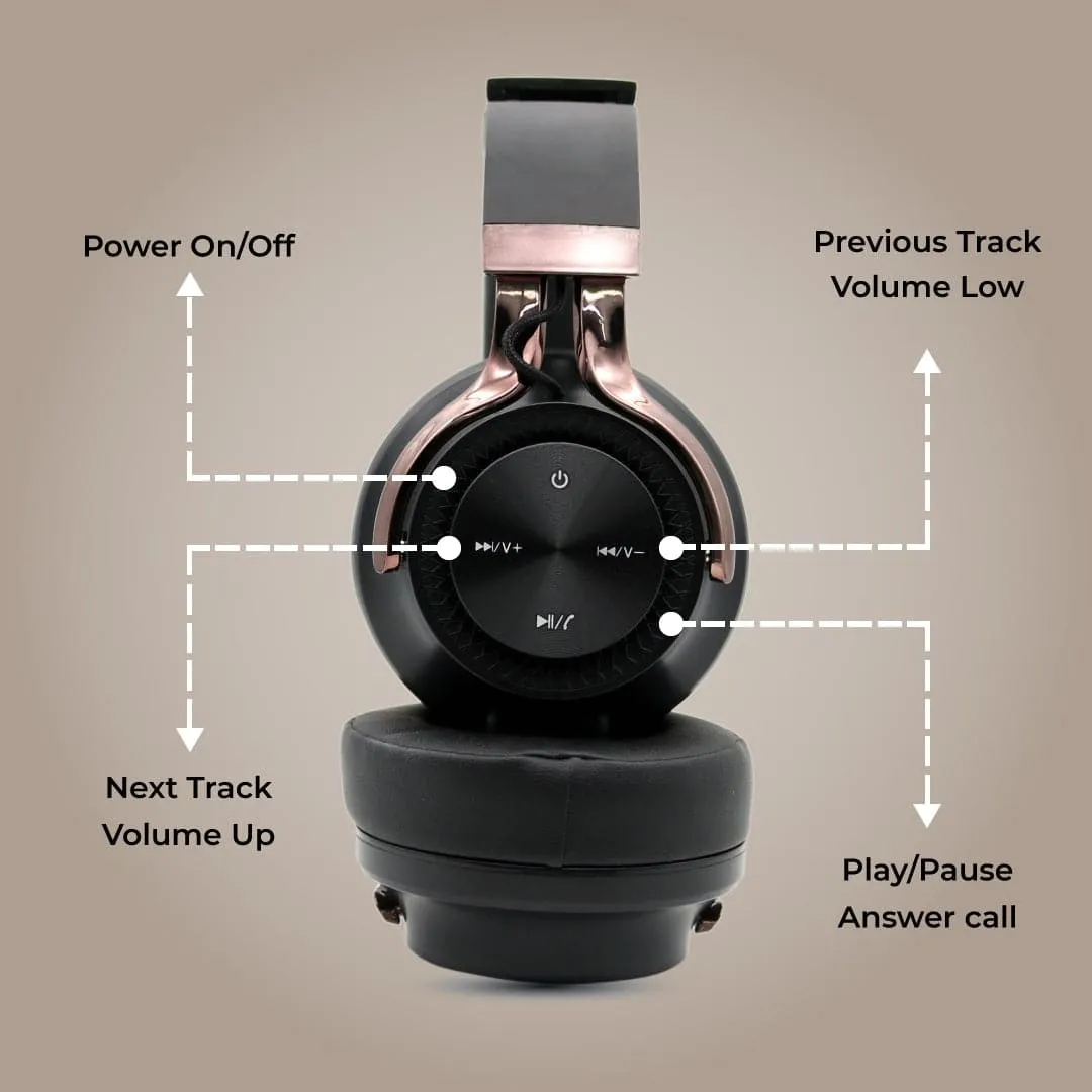 Hammer Bash Over the Ear Wireless Headphones with HD Mic