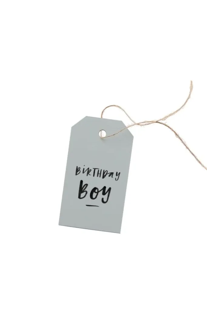 In The Daylight - Birthday Boy - Gift Tag