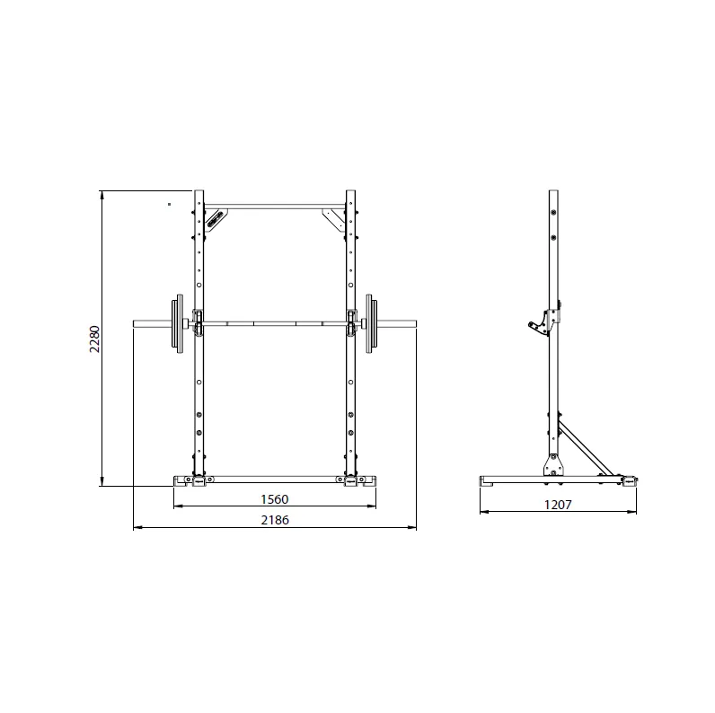 JLC Freestanding Quarter Gym Rack