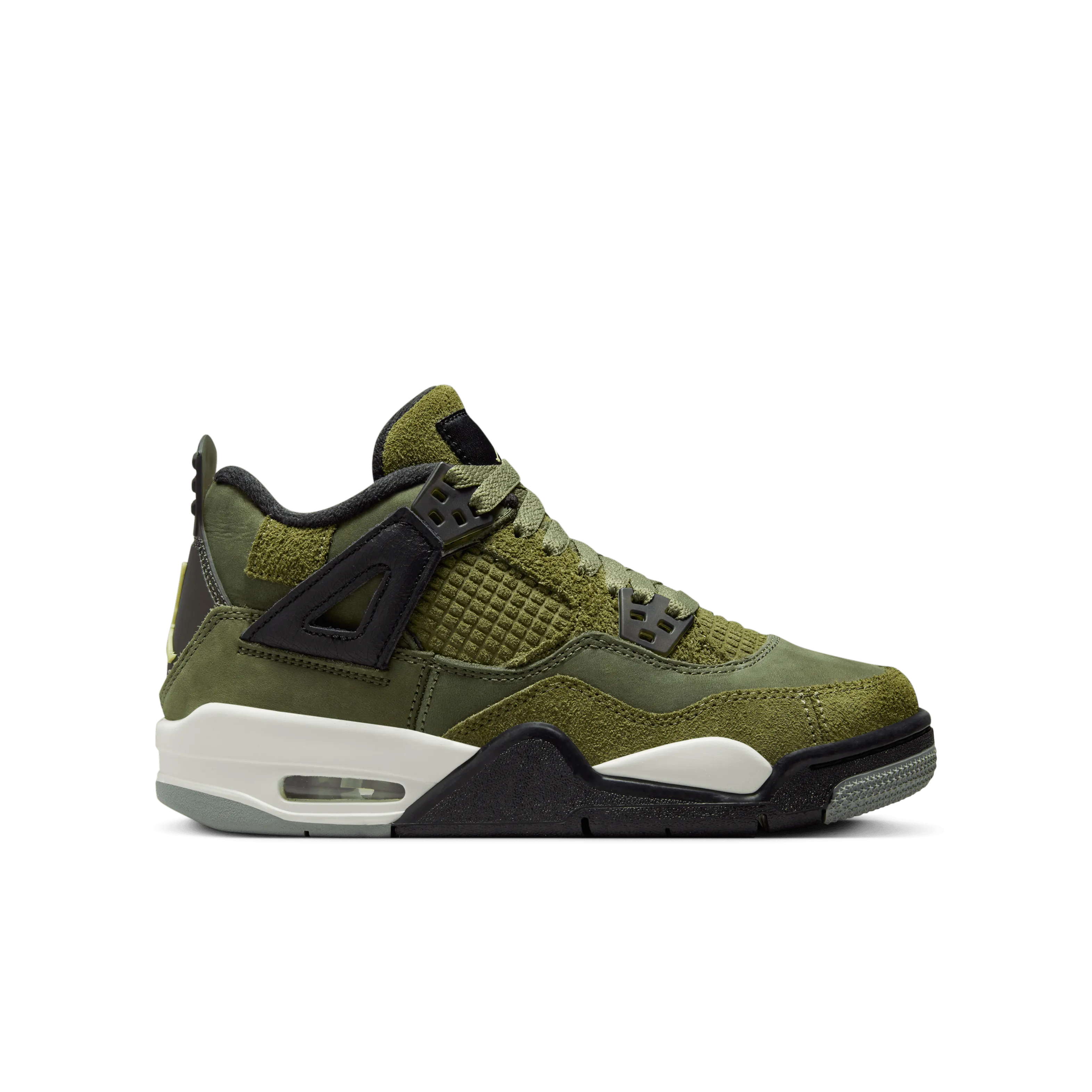 Jordan - Boy - GS Retro 4 SE Craft - Olive/Vanilla/Khaki