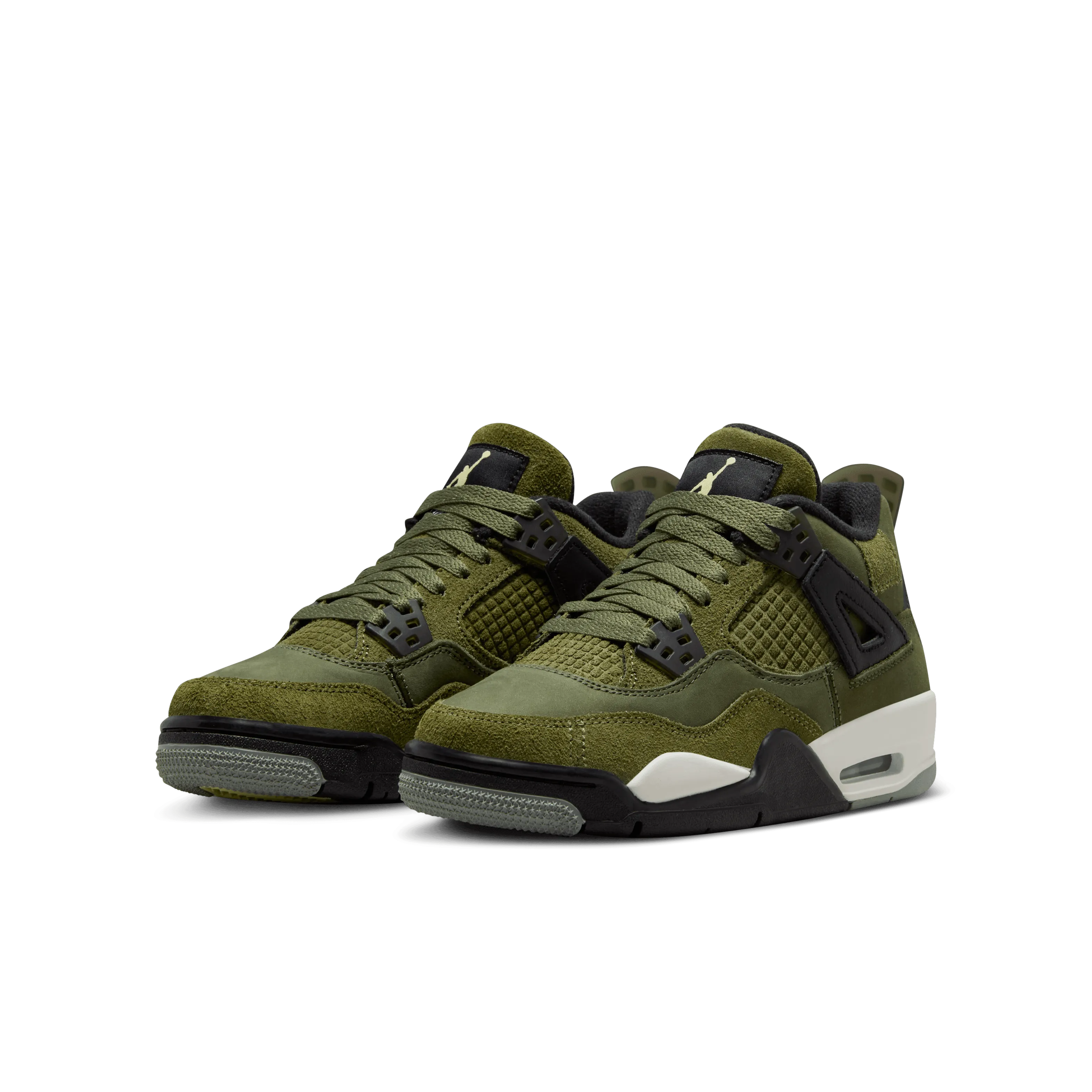 Jordan - Boy - GS Retro 4 SE Craft - Olive/Vanilla/Khaki