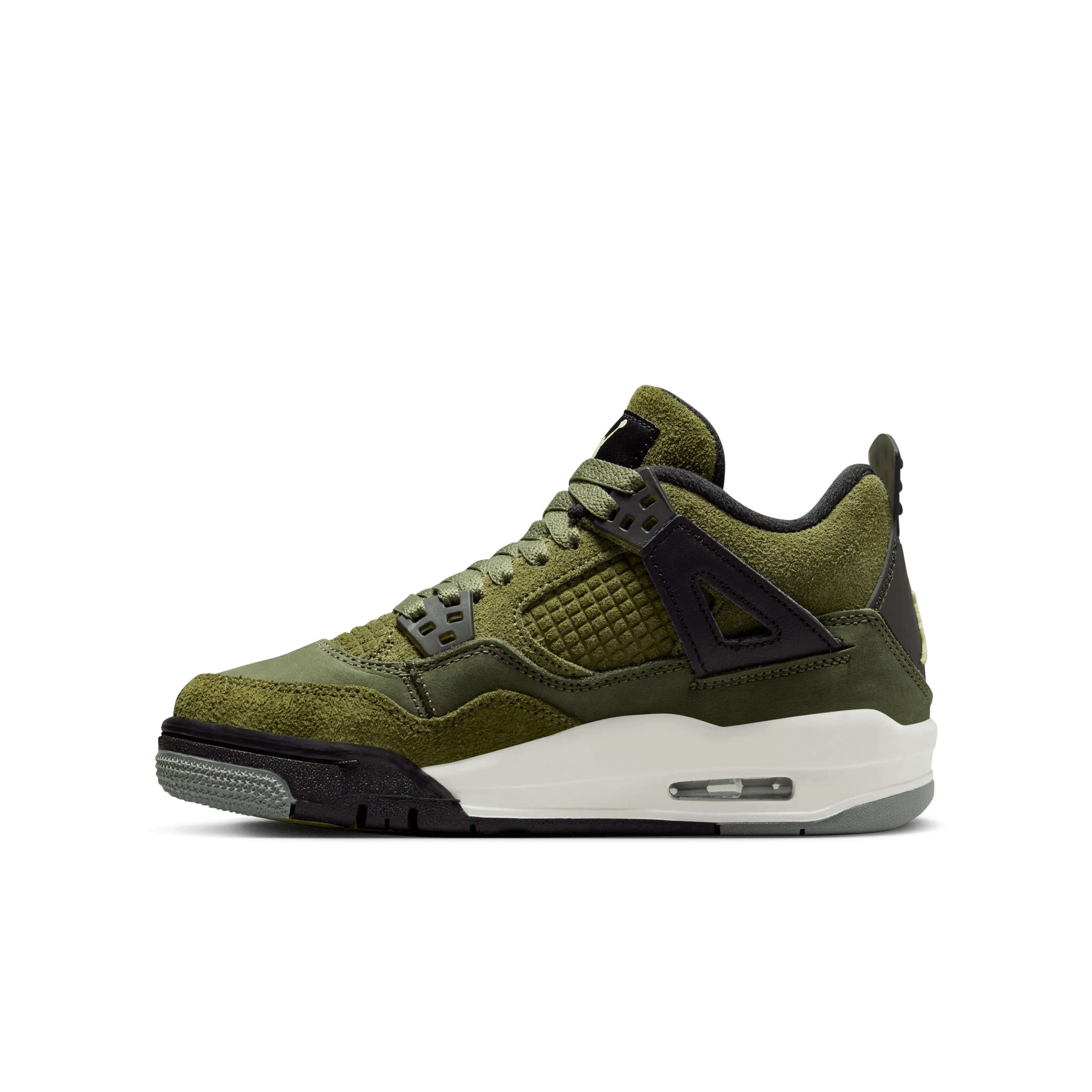 Jordan - Boy - GS Retro 4 SE Craft - Olive/Vanilla/Khaki