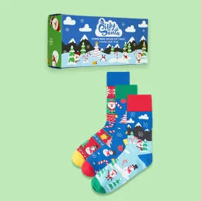 Julesokker Gaveeske Barn (3-Pack)