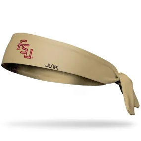 Junk Brands FSU Tie Headband - Gold