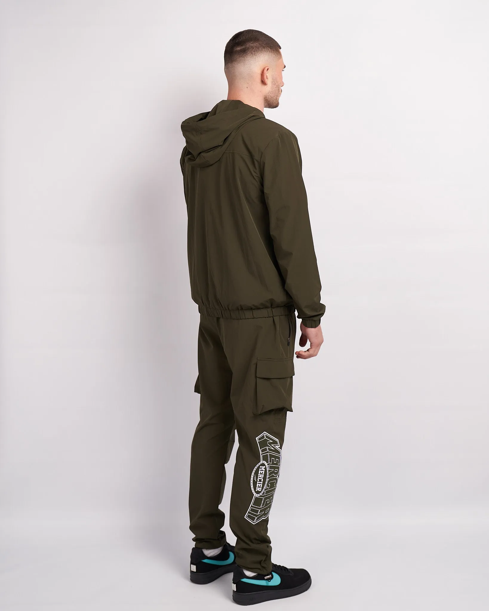 Khaki White Mercier Court Cargos