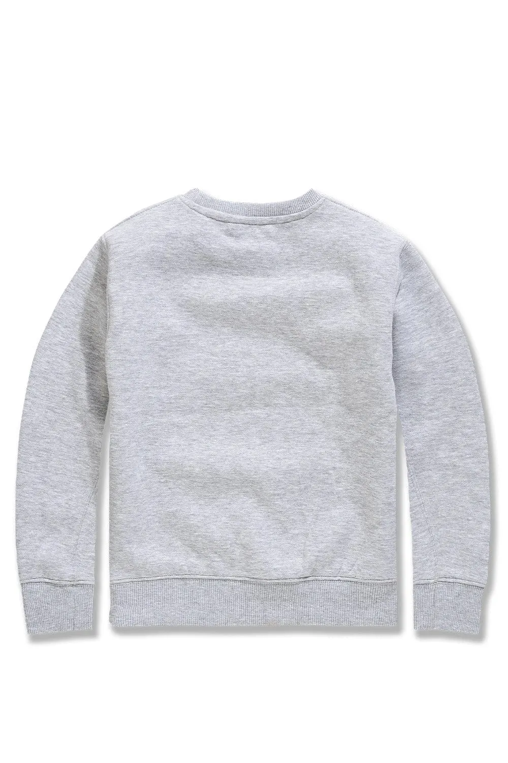 Kids Paradise Tonal Crewneck Sweatshirt (Heather Grey)