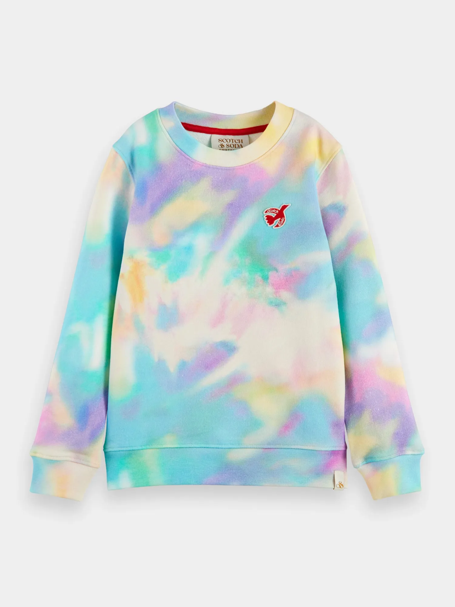 Kids - Tie-dyed free spirit crewneck sweatshirt