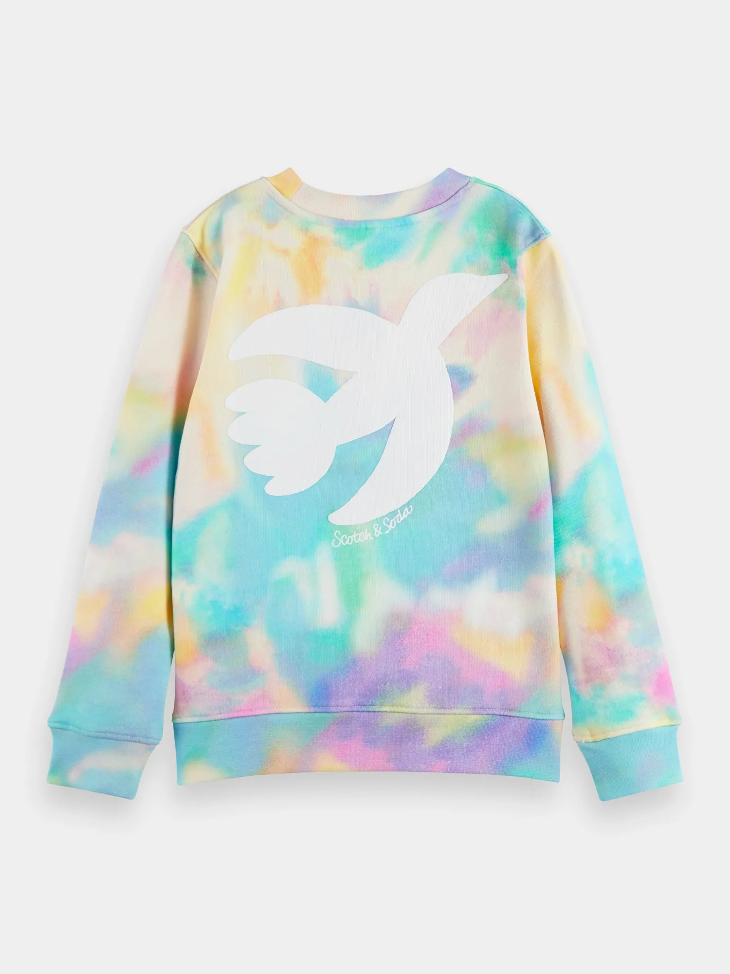 Kids - Tie-dyed free spirit crewneck sweatshirt