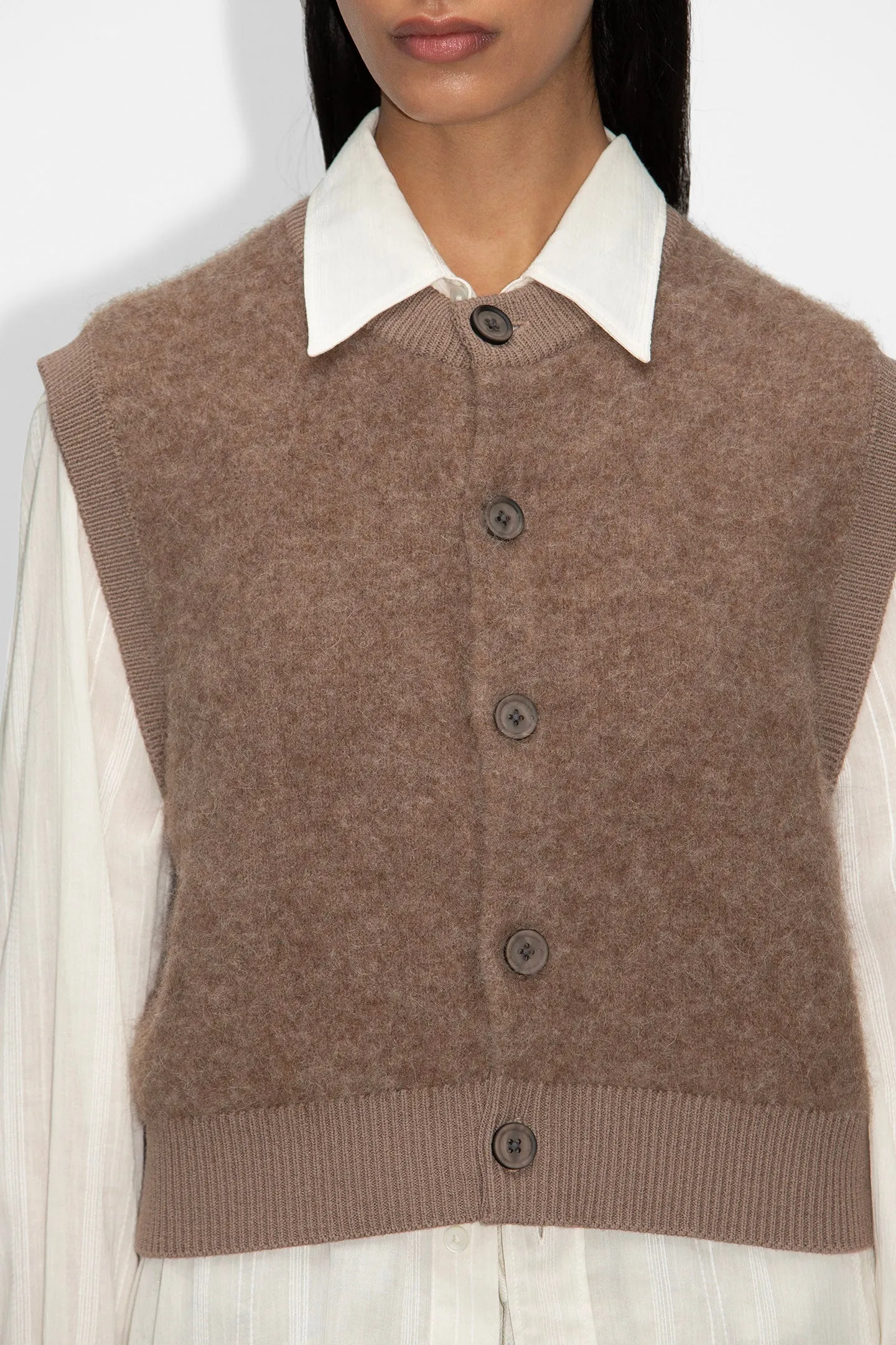 Knitted Alpaca Wool Vest