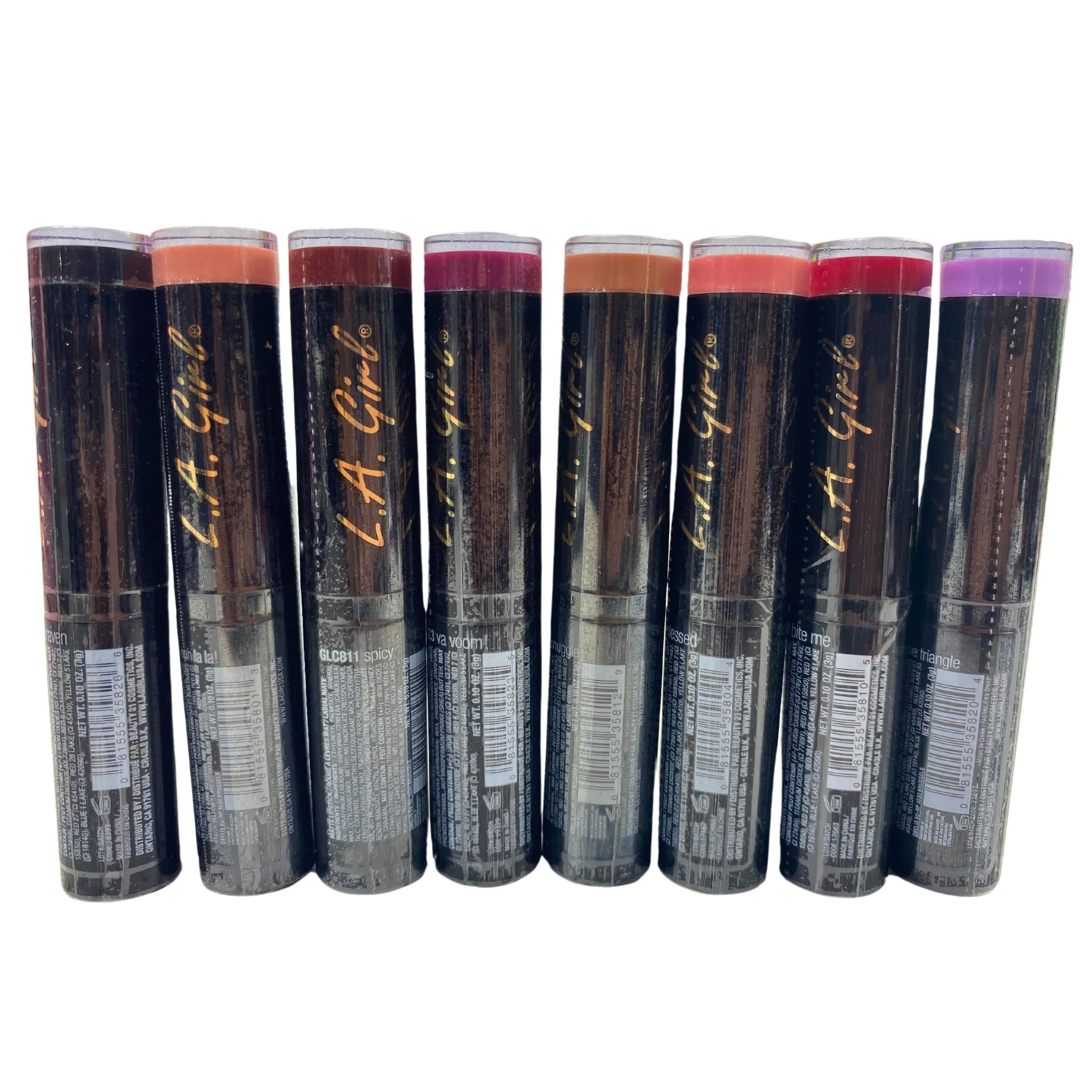 LA Girl Matte Flat Velvet Lipstick Assorted Mix (50 Pcs Lot)