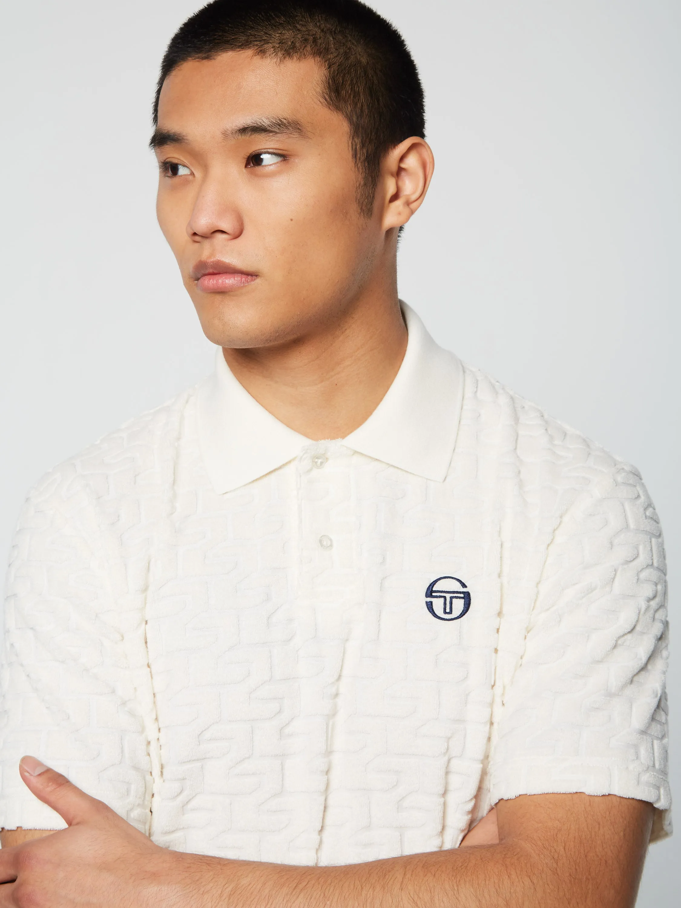 Livata Monogram Polo- Gardenia