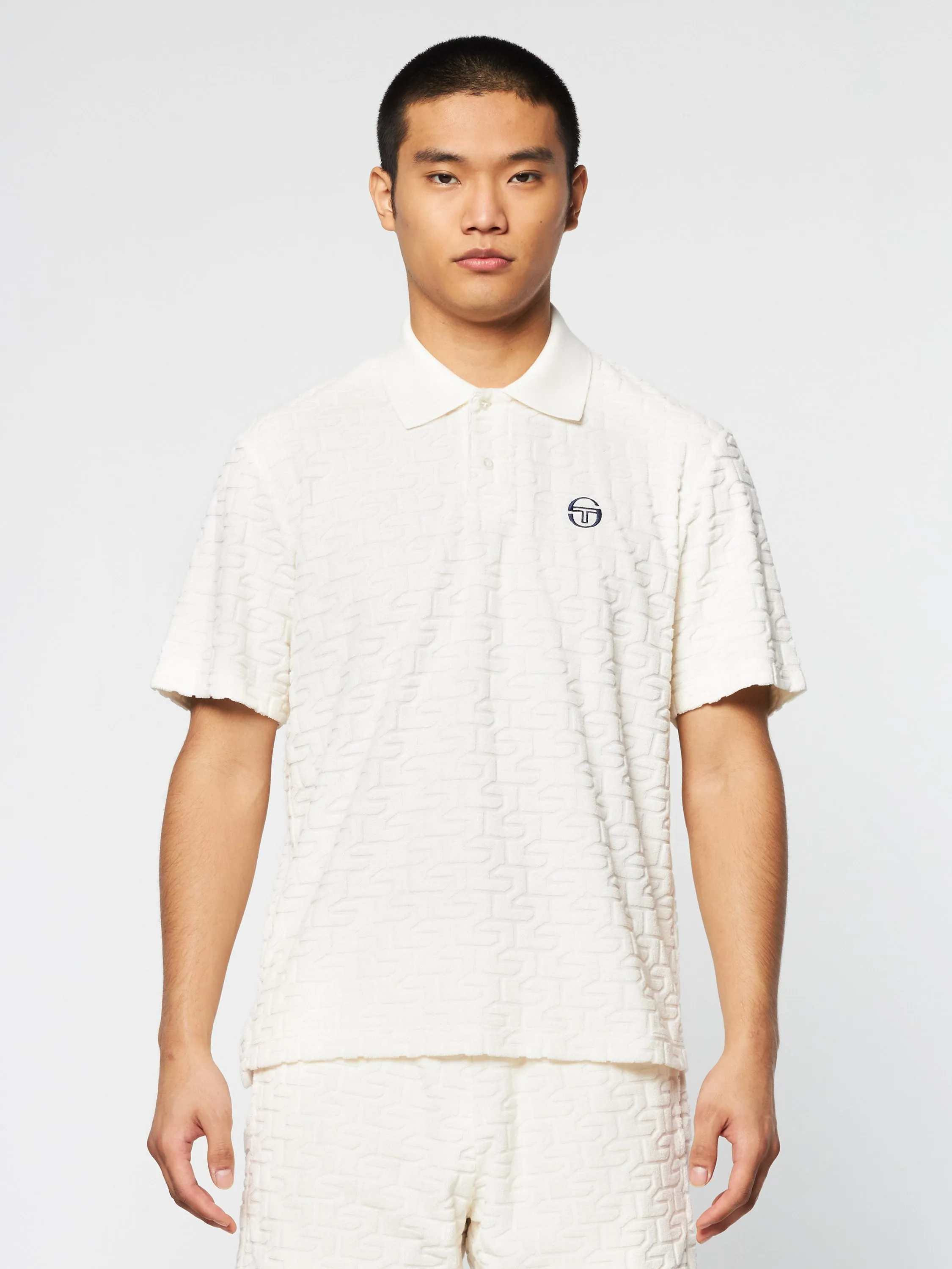 Livata Monogram Polo- Gardenia