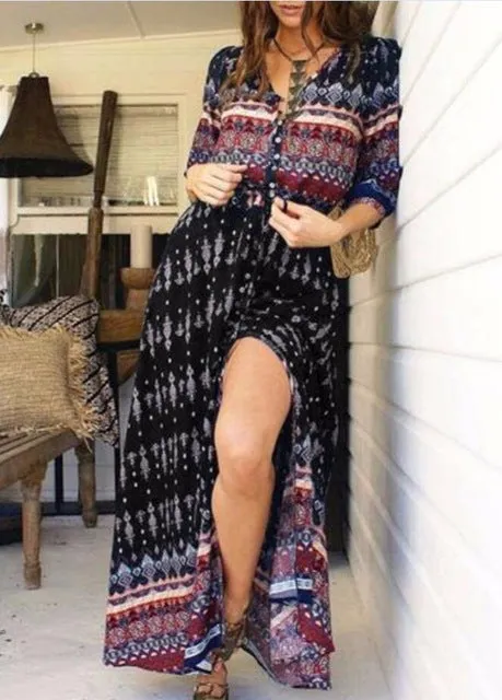 Long Bohemia Maxi Dress