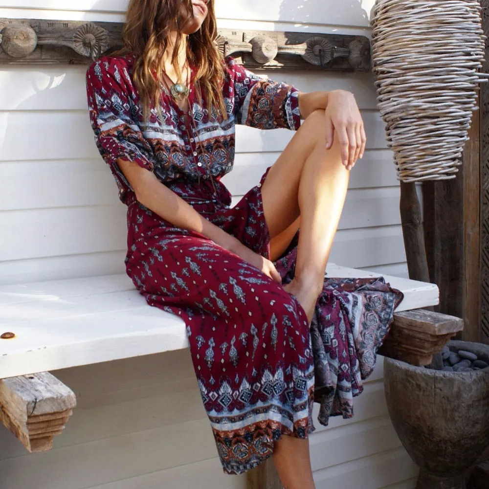 Long Bohemia Maxi Dress