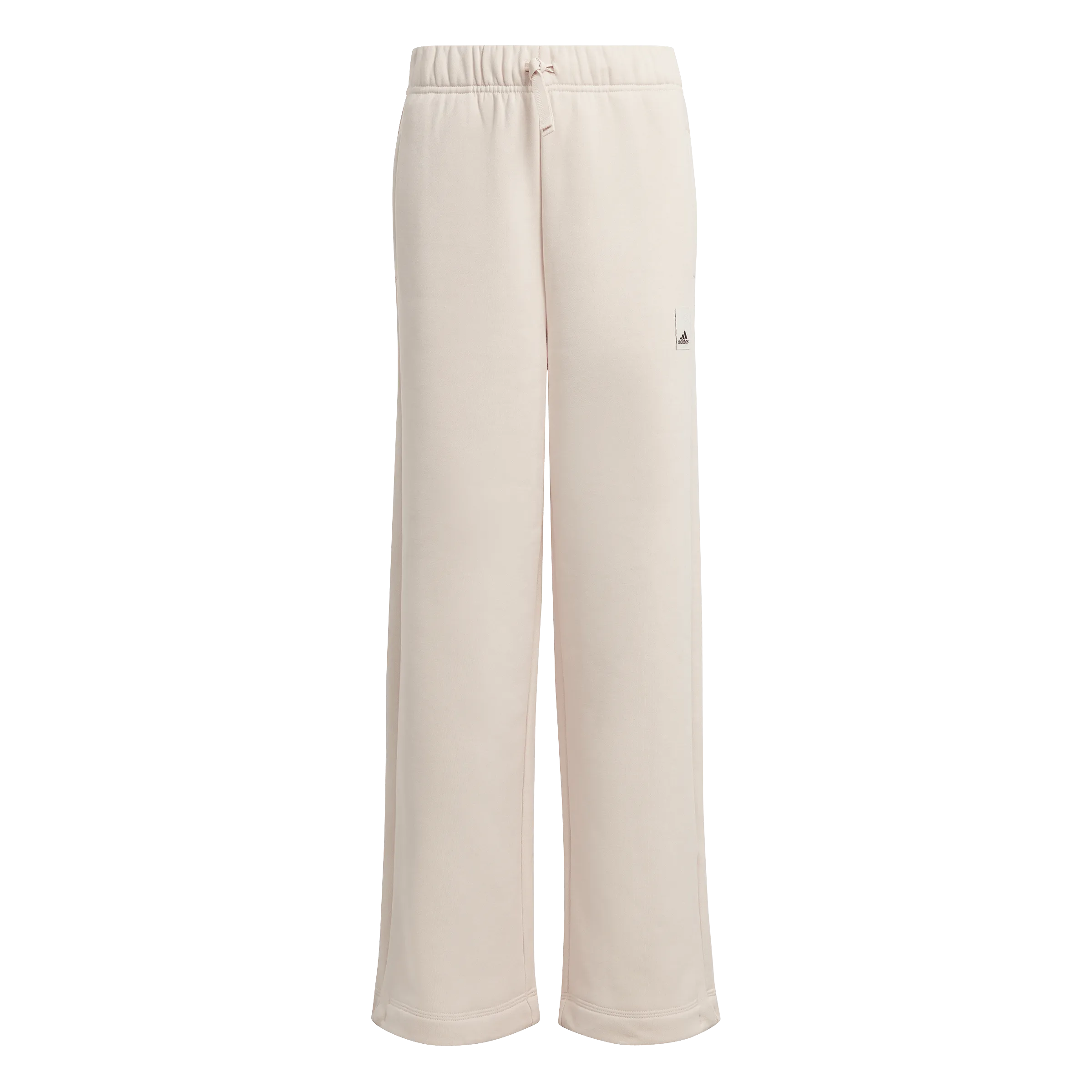 LOUNGE COTTON FLEECE WIDE-LEG PANTS