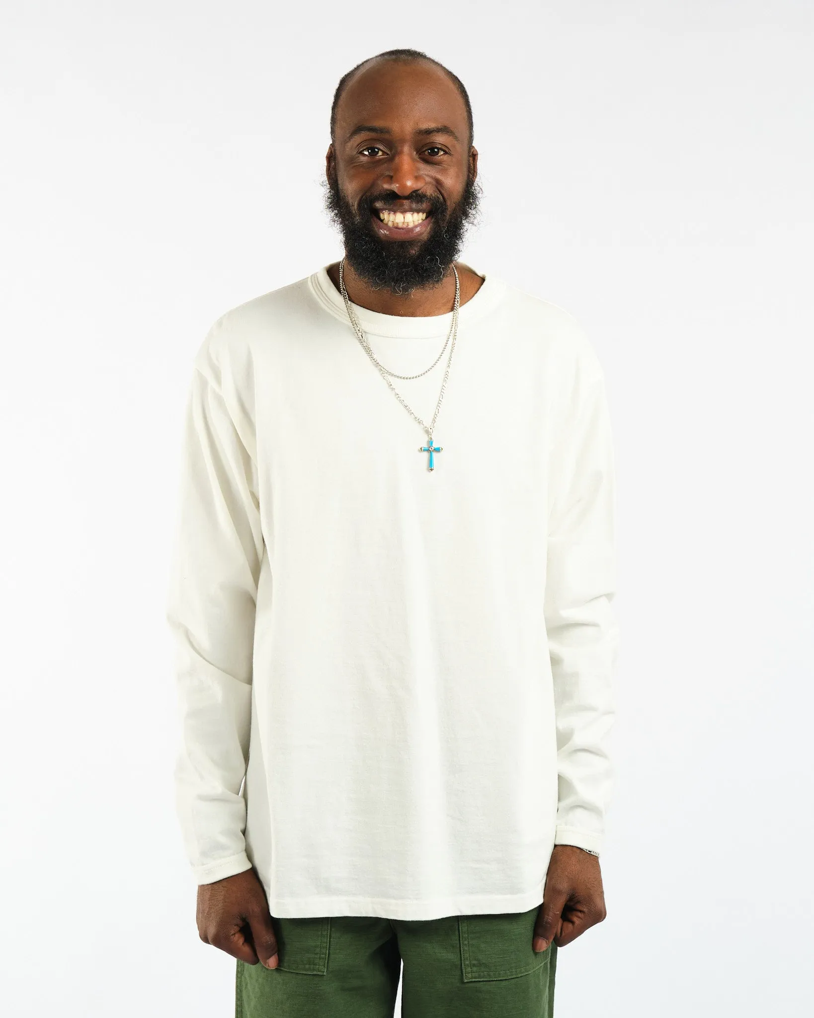 Makaha LS T-Shirt Off White