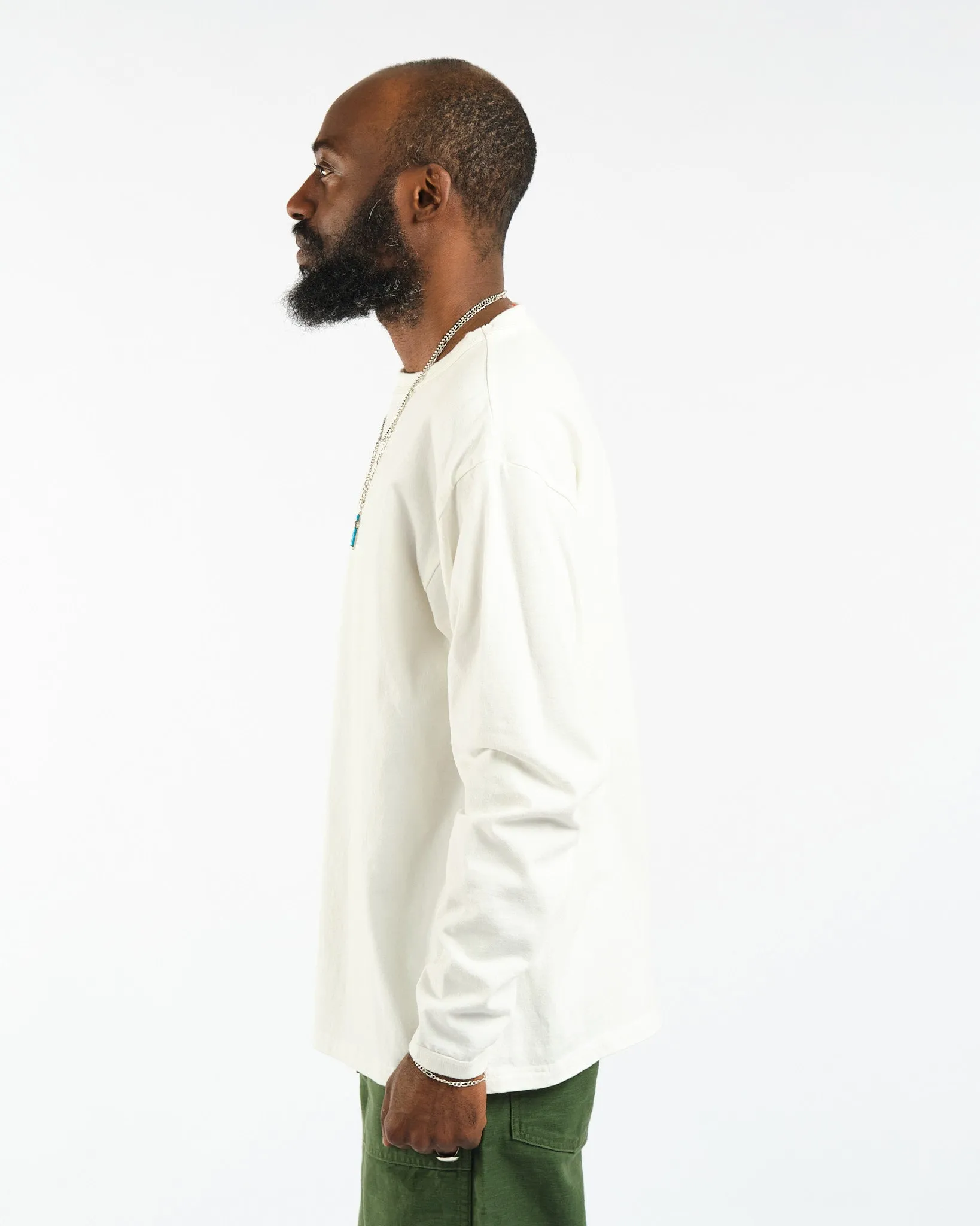 Makaha LS T-Shirt Off White