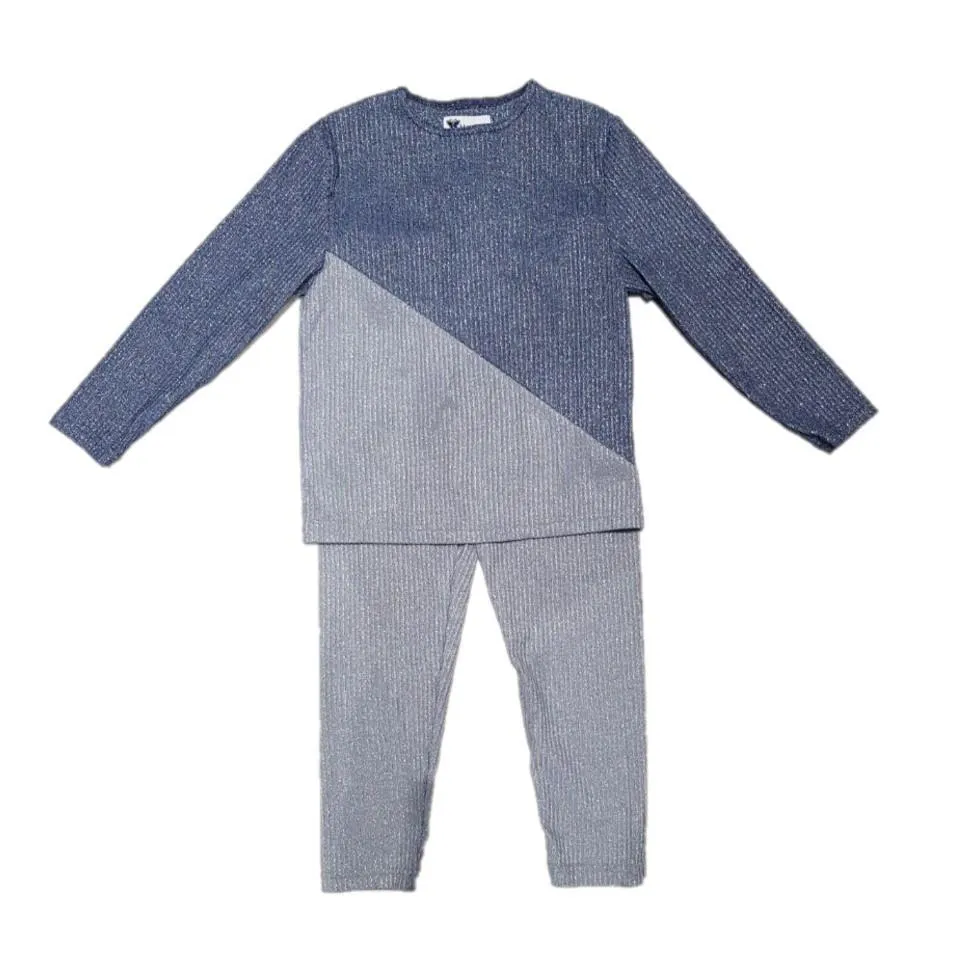 Martino - Ribbed Sparkle 2 pc Boys Robe