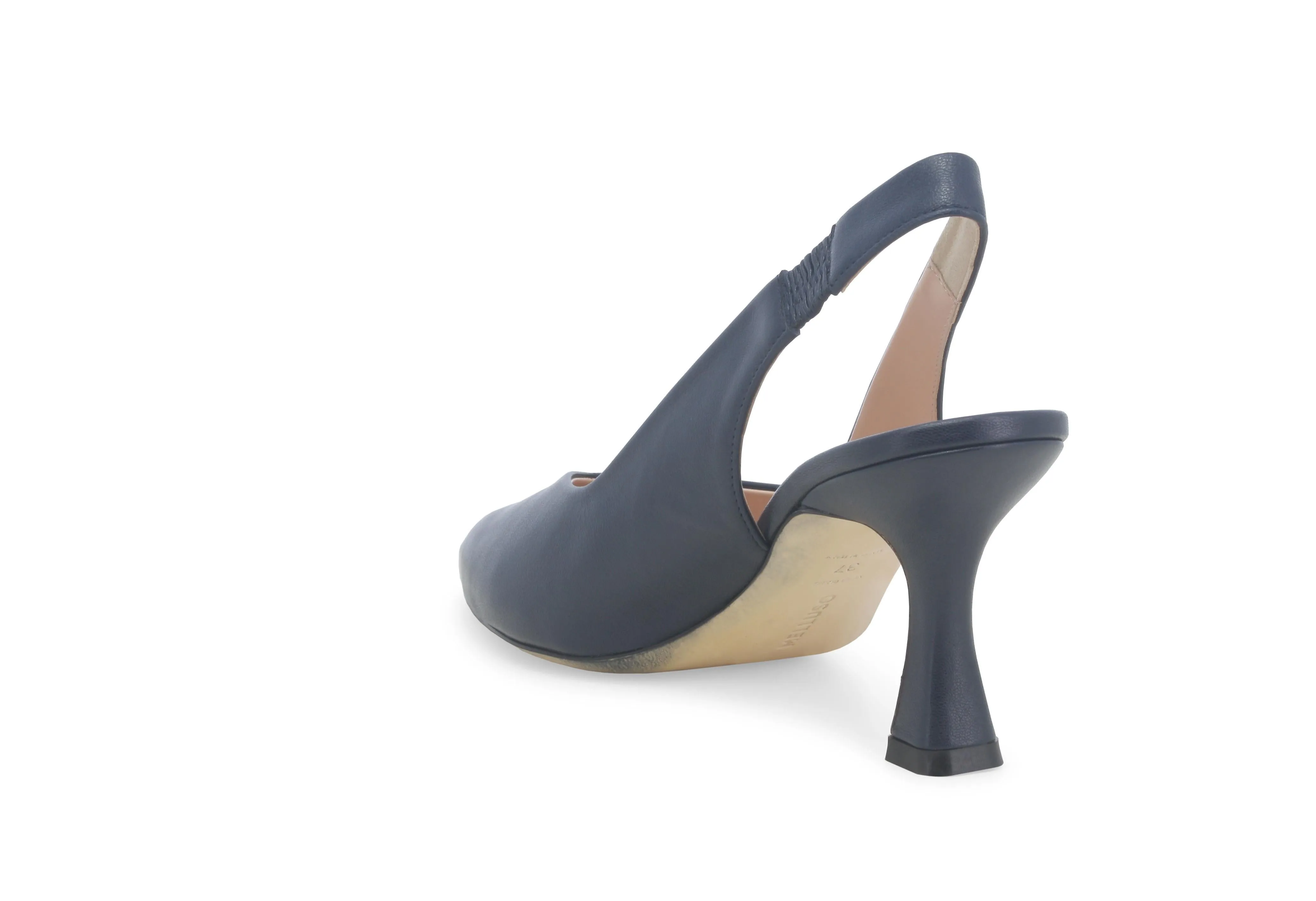 Melluso Décolleté Slingback Tacco Sottile Tomaia Pelle