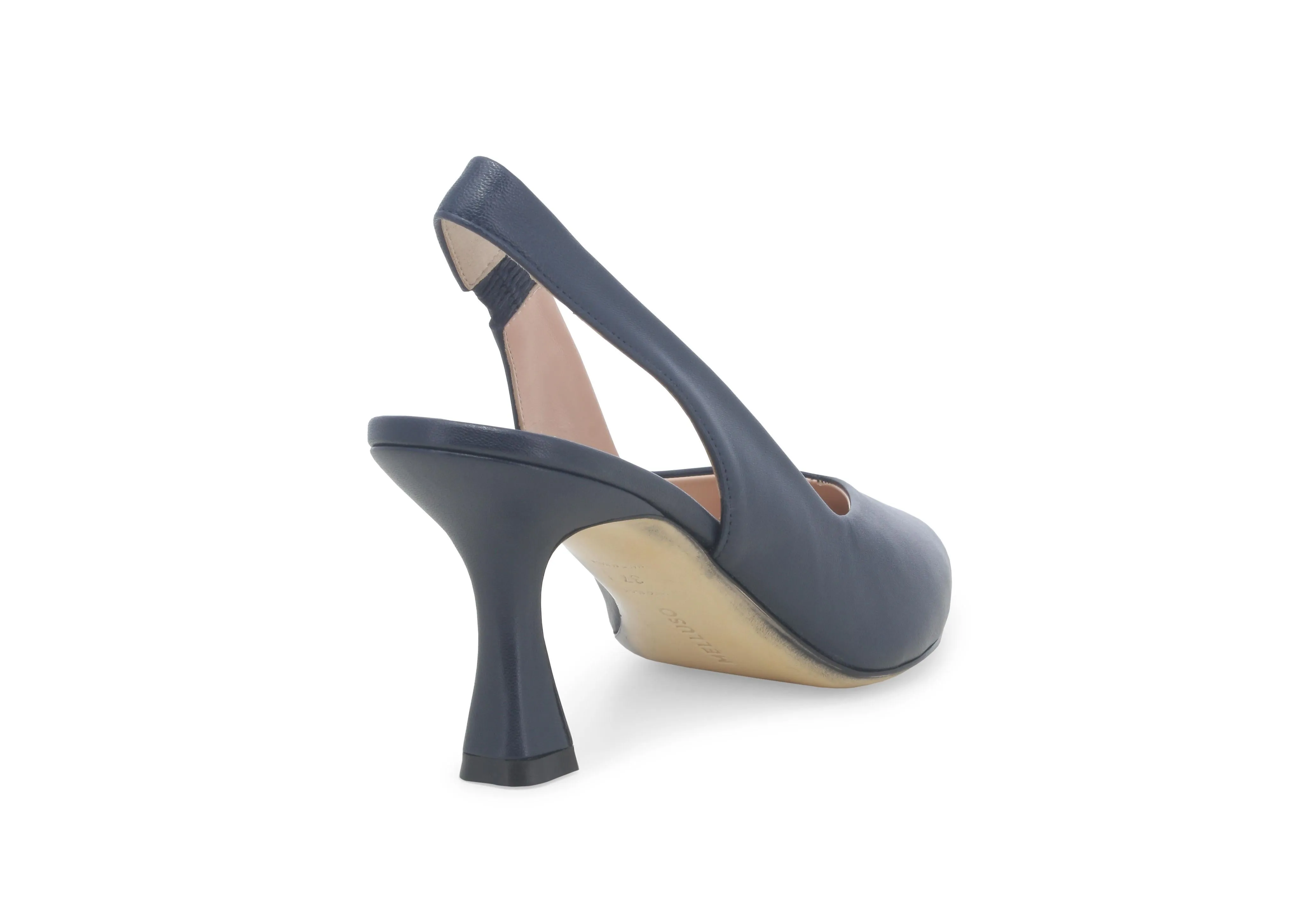 Melluso Décolleté Slingback Tacco Sottile Tomaia Pelle