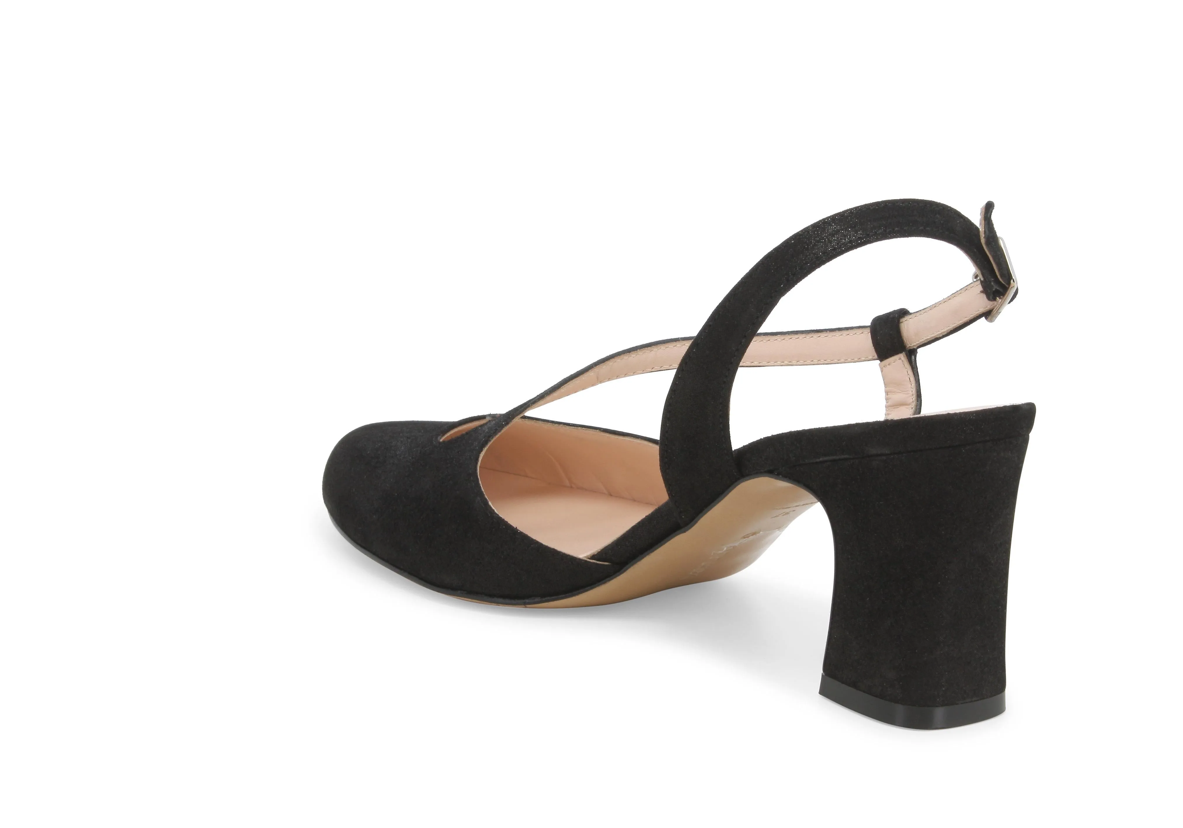 Melluso Slingback Comodo Elegante con Cinturino Pelle