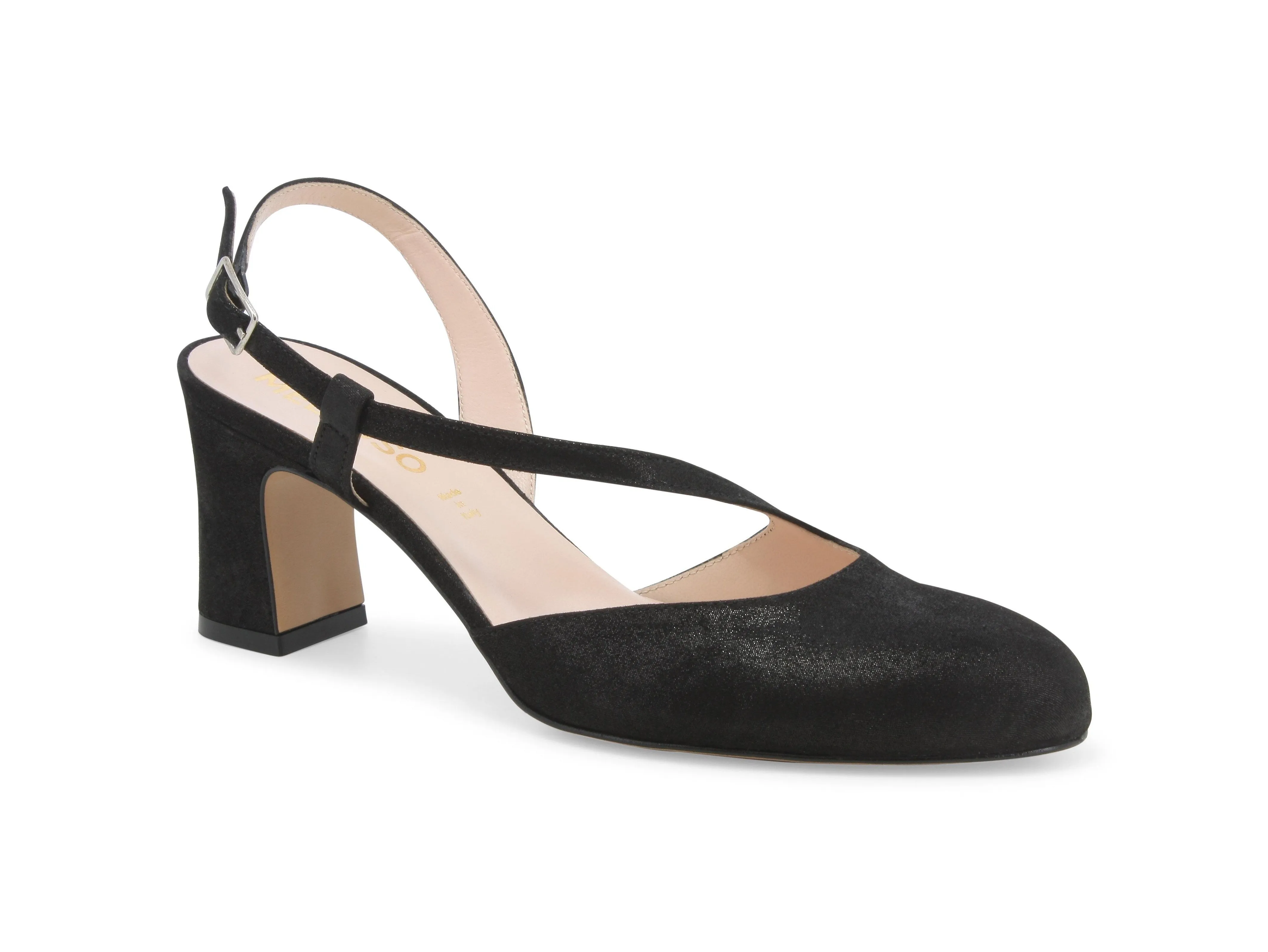 Melluso Slingback Comodo Elegante con Cinturino Pelle