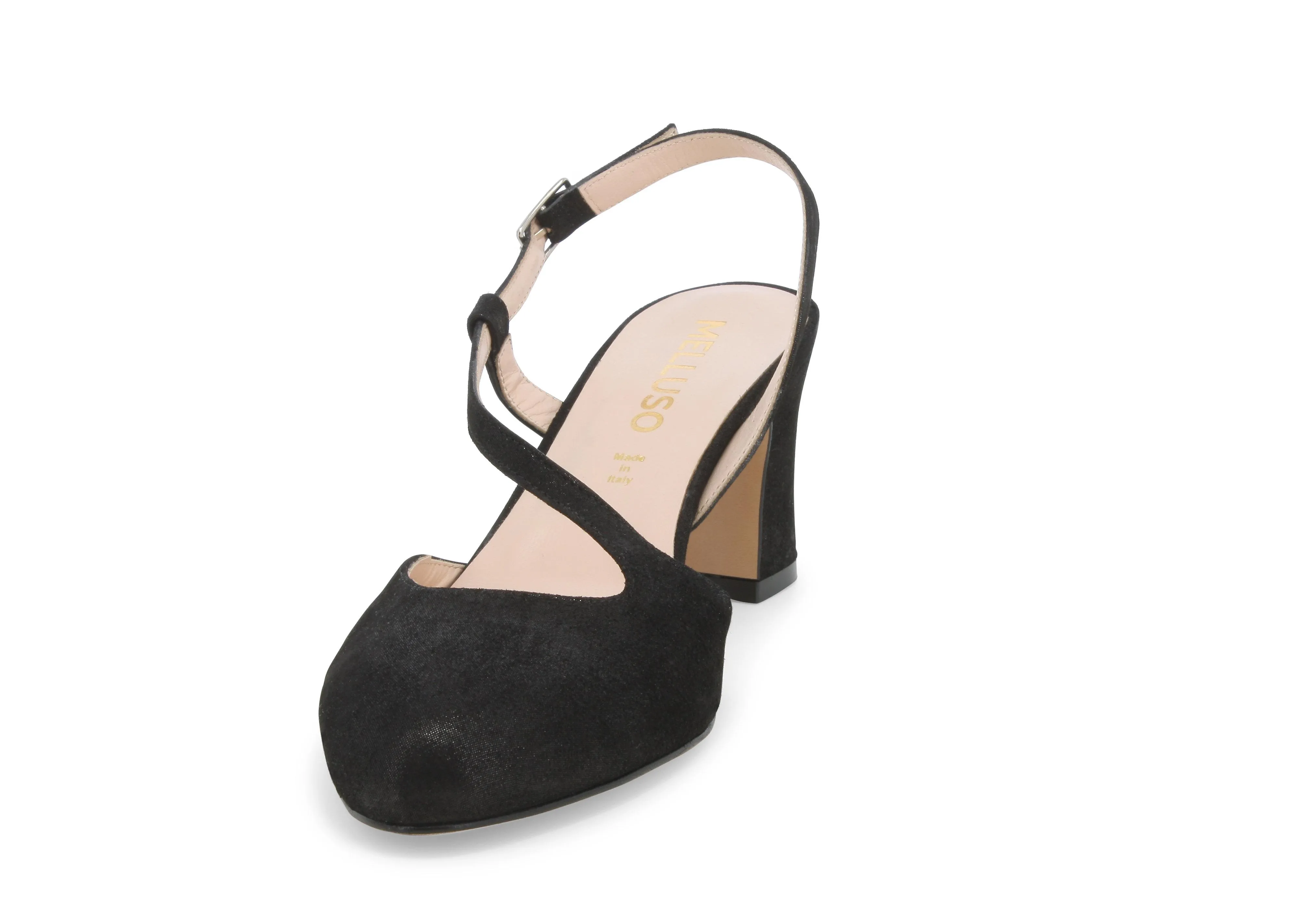 Melluso Slingback Comodo Elegante con Cinturino Pelle