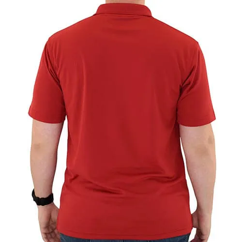 Mens Patriotic Classic Polo Shirt Red