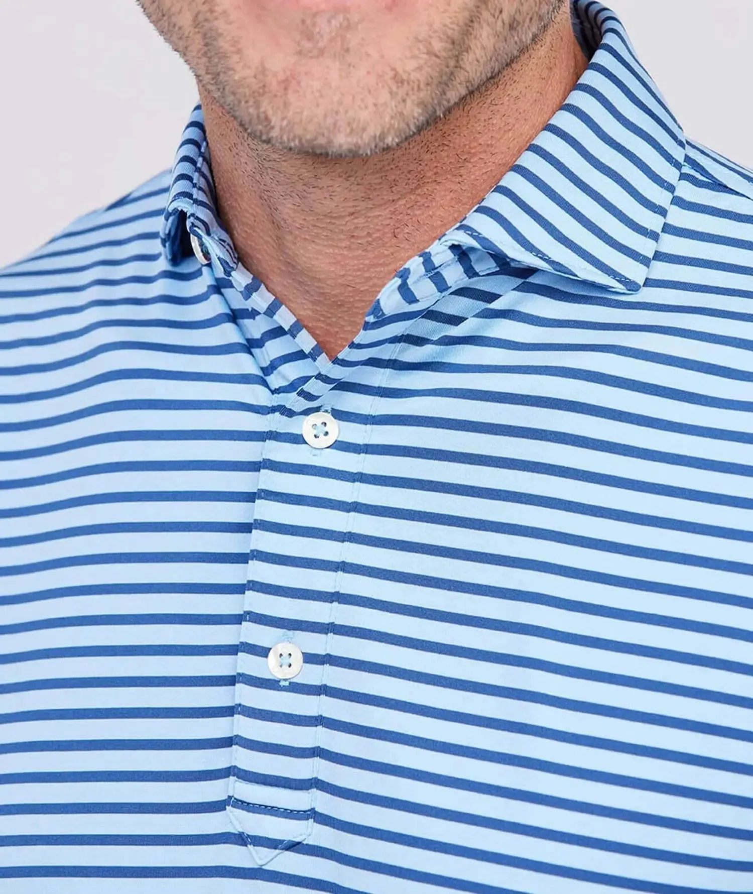 Miller Stripe Performance Polo - Closeout