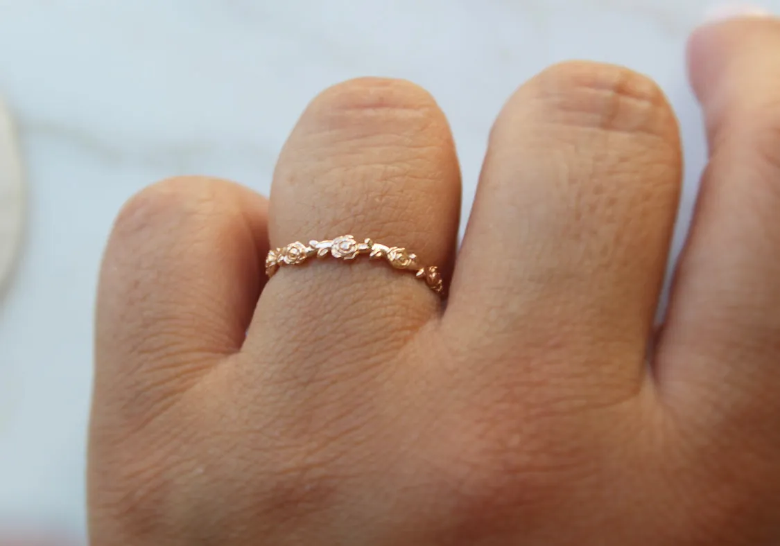 Mystical Rose Ring 14K Rose Gold