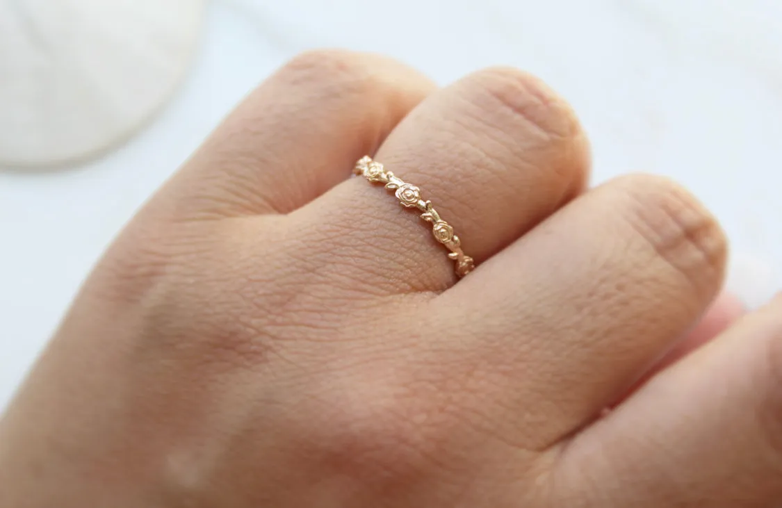 Mystical Rose Ring 14K Rose Gold