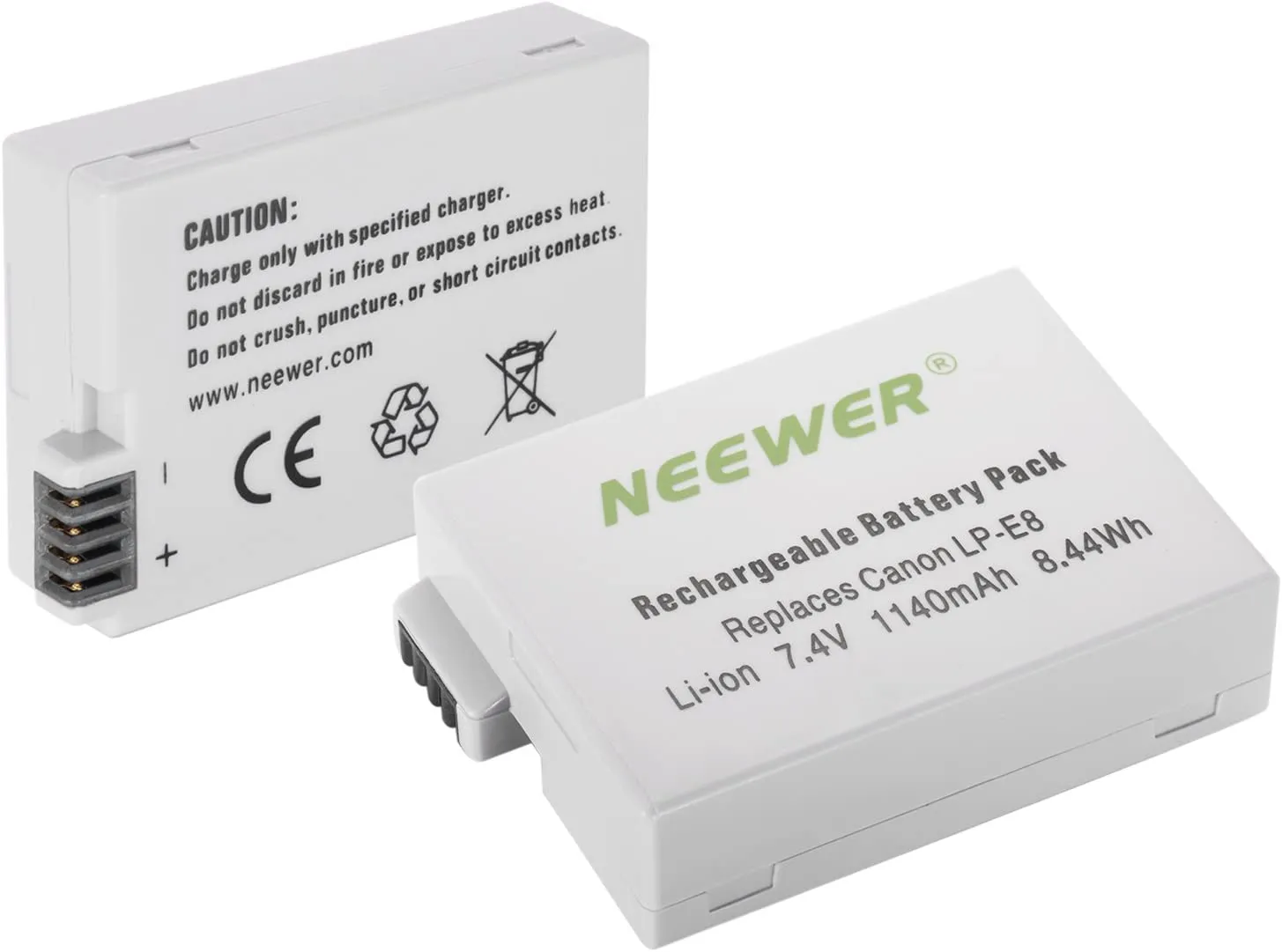 NEEWER BG-E8 Replacement Battery Grip for Canon EOS 550D 600D 650D 700D Rebel T2i T3i T4i T5i