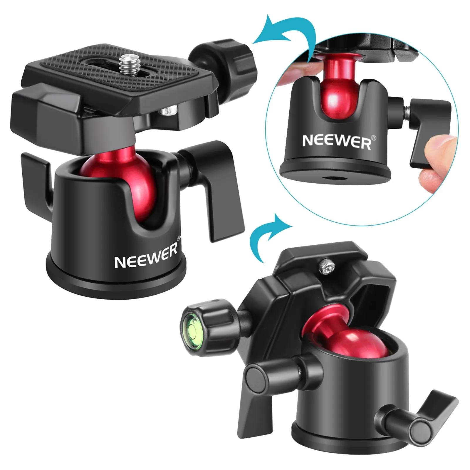 NEEWER GM-MN25 Camera Tripod Ball Head