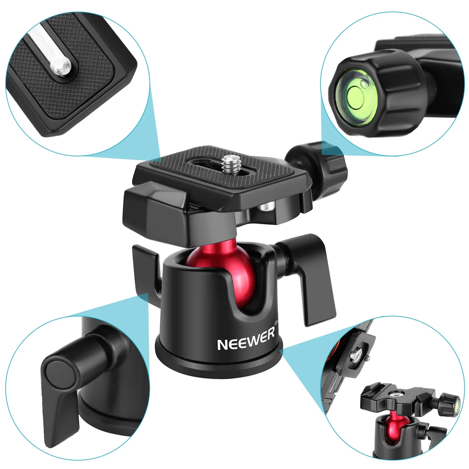 NEEWER GM-MN25 Camera Tripod Ball Head