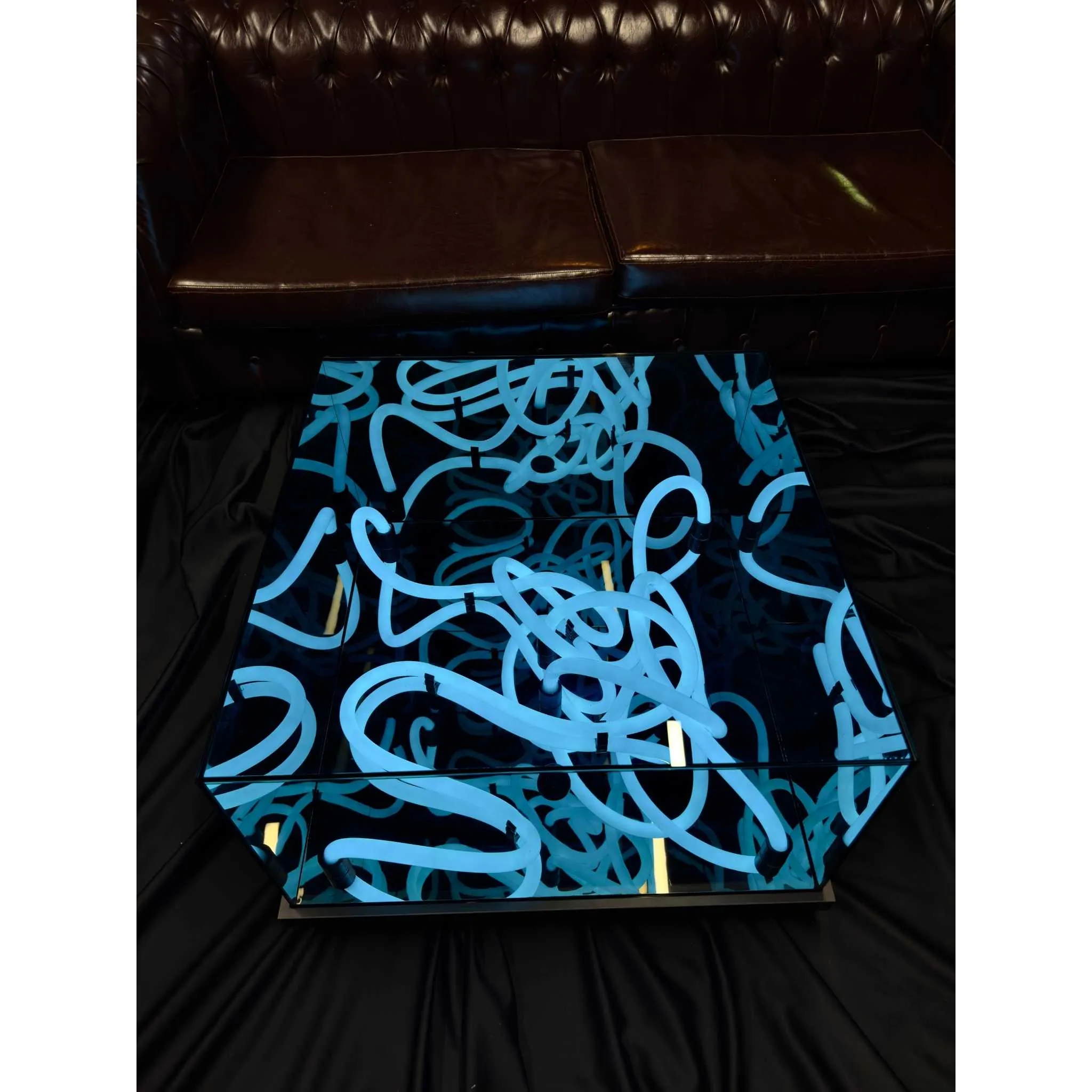 Neon Aura Illuminated Coffee Table