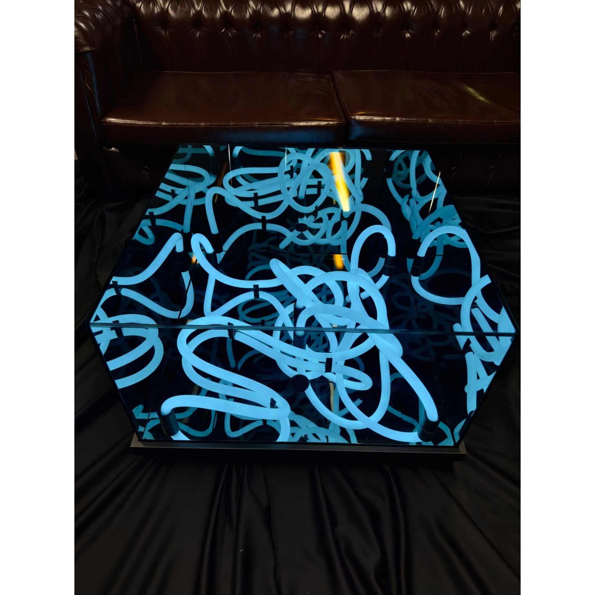 Neon Aura Illuminated Coffee Table