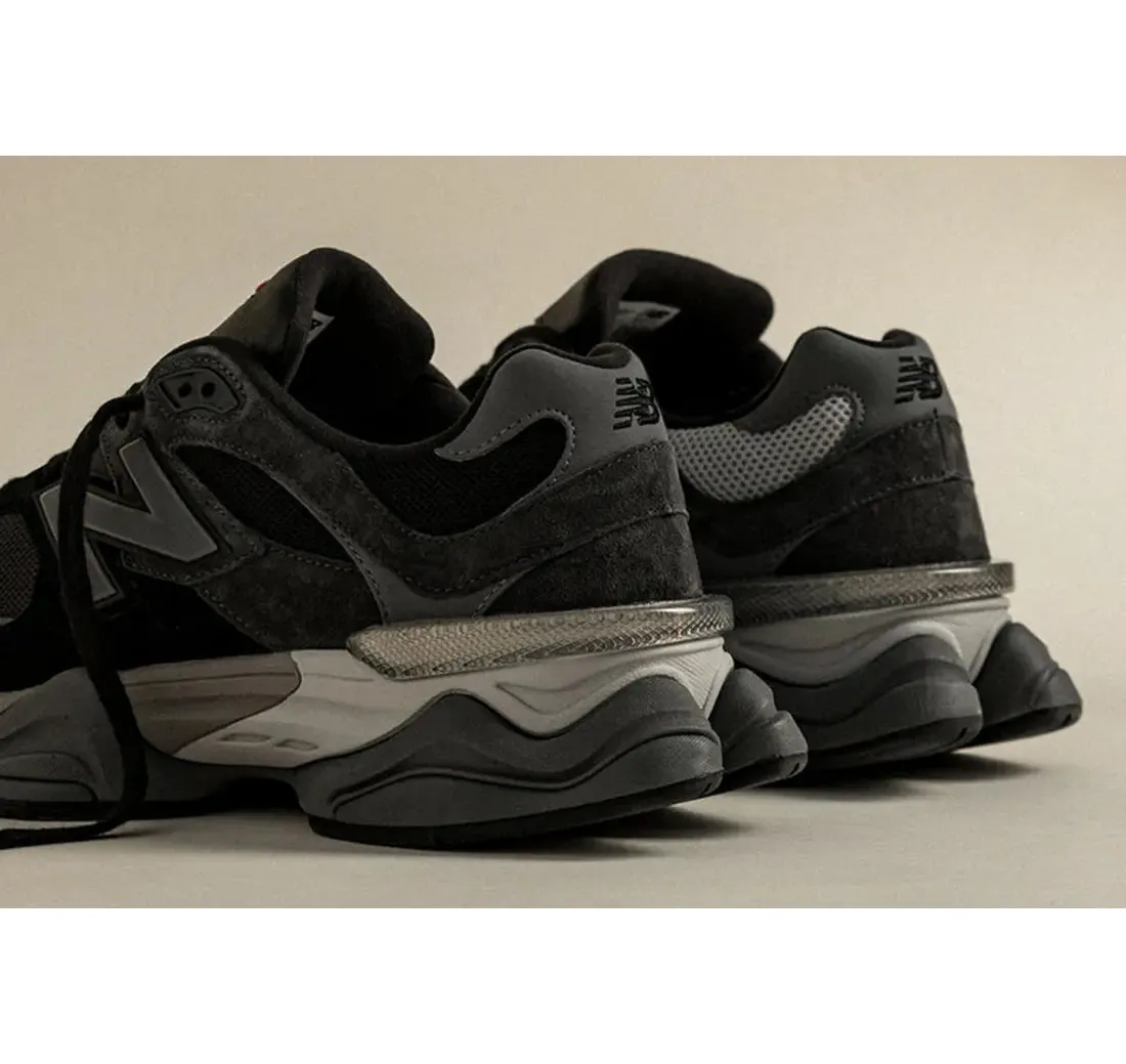 New Balance 9060 Black with Castlerock and Rain Cloud U9060BLK - Hemen Kargoda