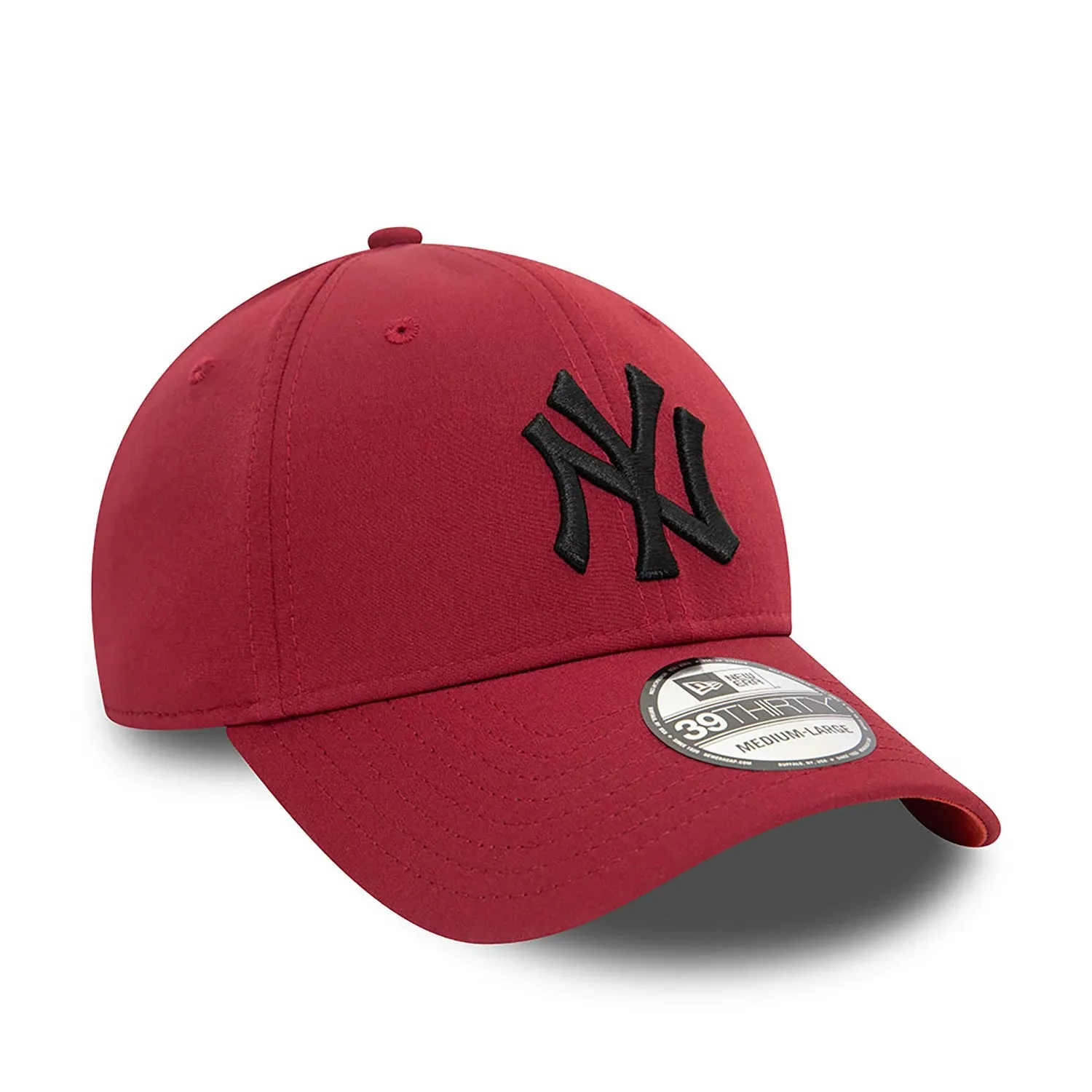 NEW ERA New York Yankees Stretch Nylon Red 39THIRTY Stretch Fit Cap