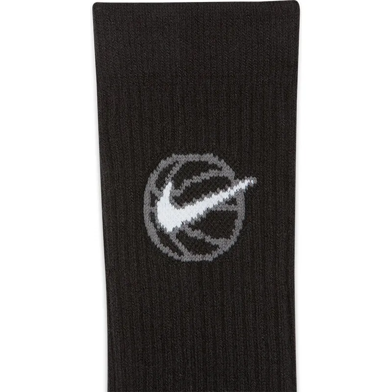 Nike Unisex Everyday Crew Basketball Socks (3 Pairs)