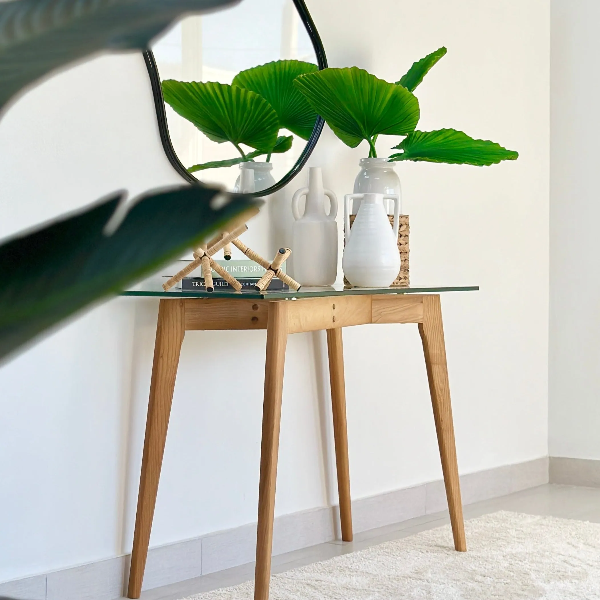 Nova Console Ash Wood Table