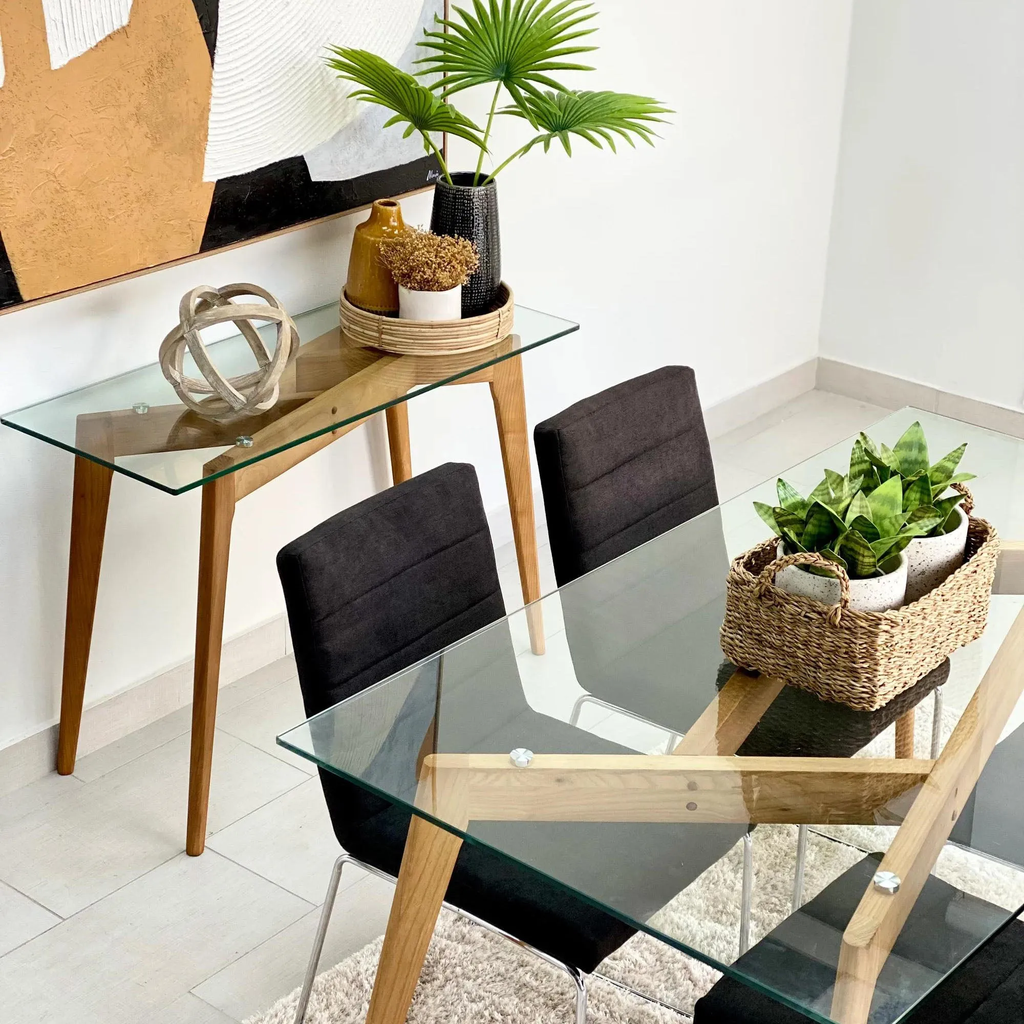 Nova Console Ash Wood Table