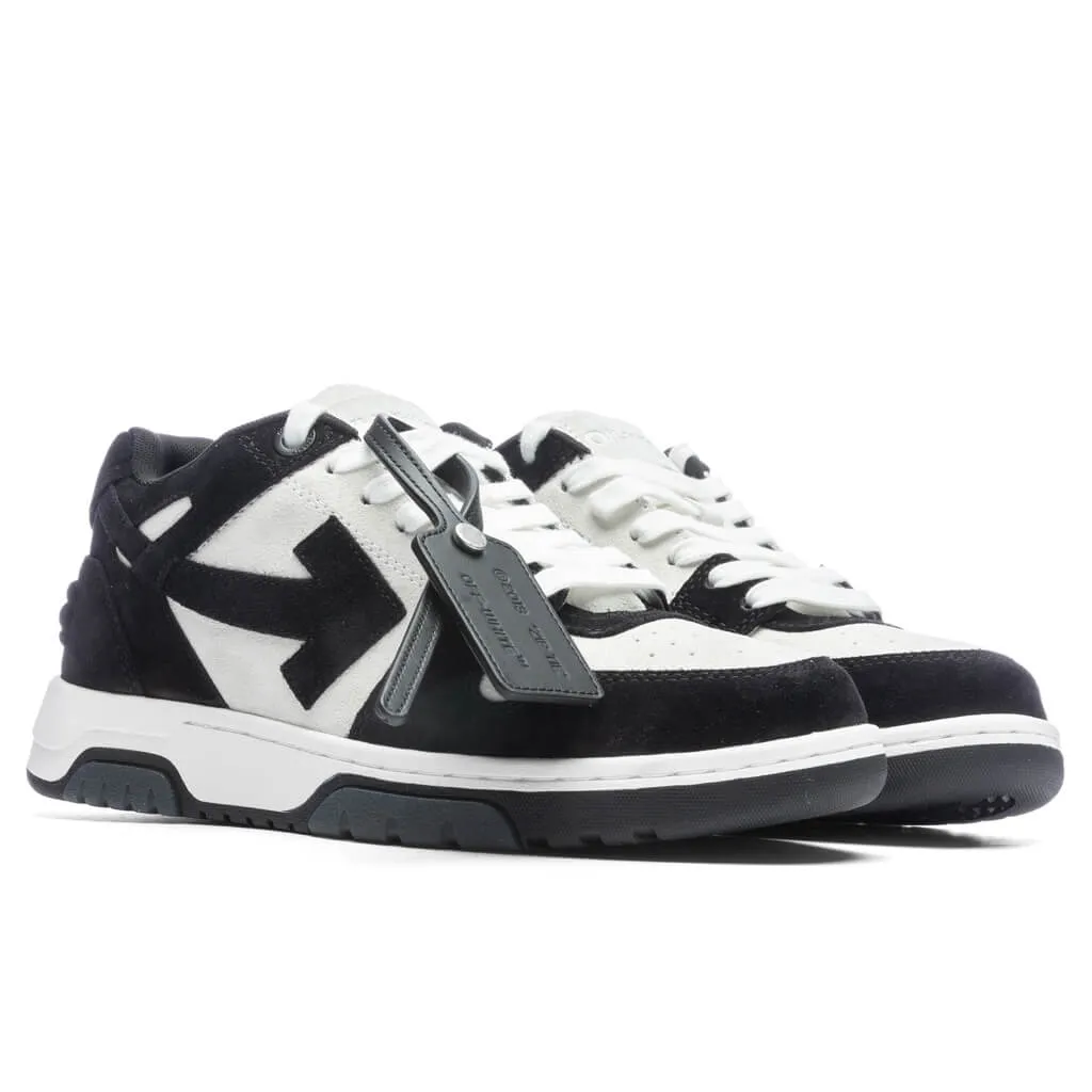 Out of Office Cow Suede - White/Black