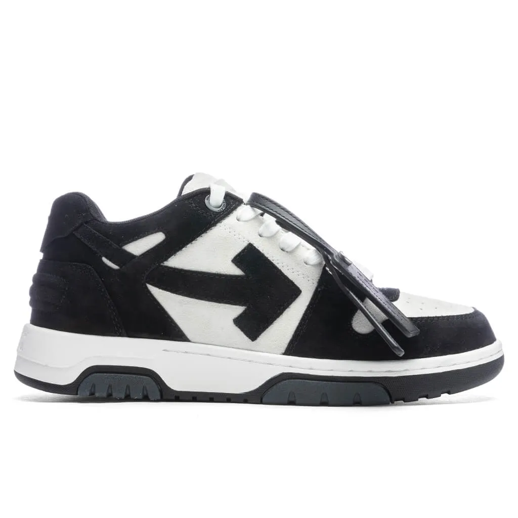 Out of Office Cow Suede - White/Black